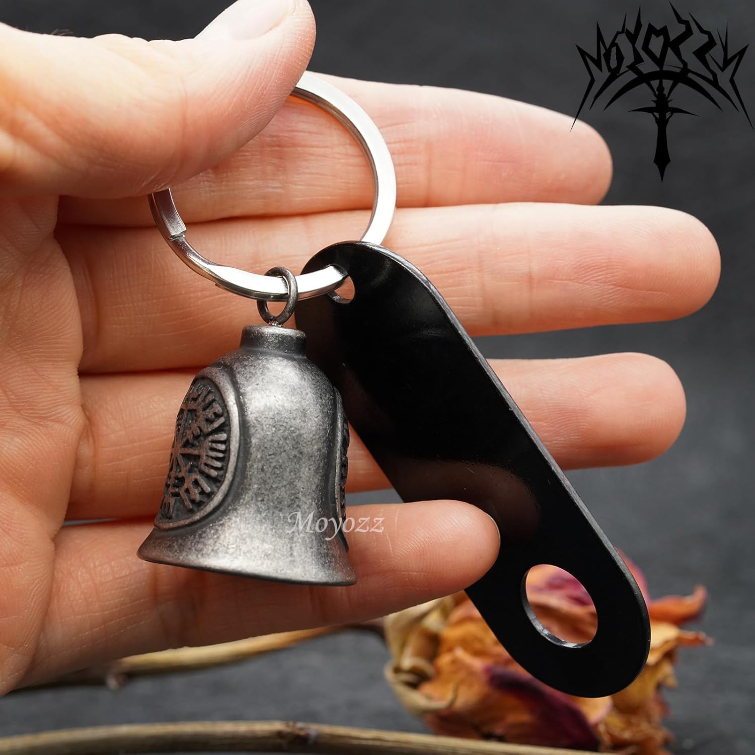 MOYOZZ Motorcycle Bell with 3D Relief Design