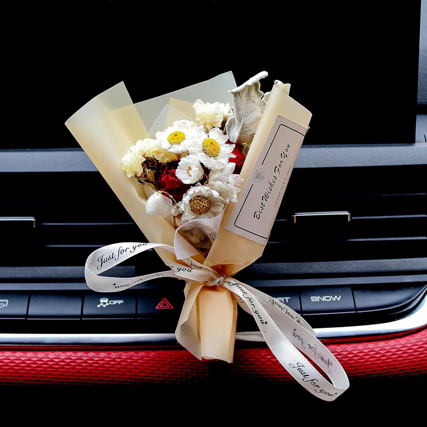Small Bouquet Car Air Freshener Vent Clip