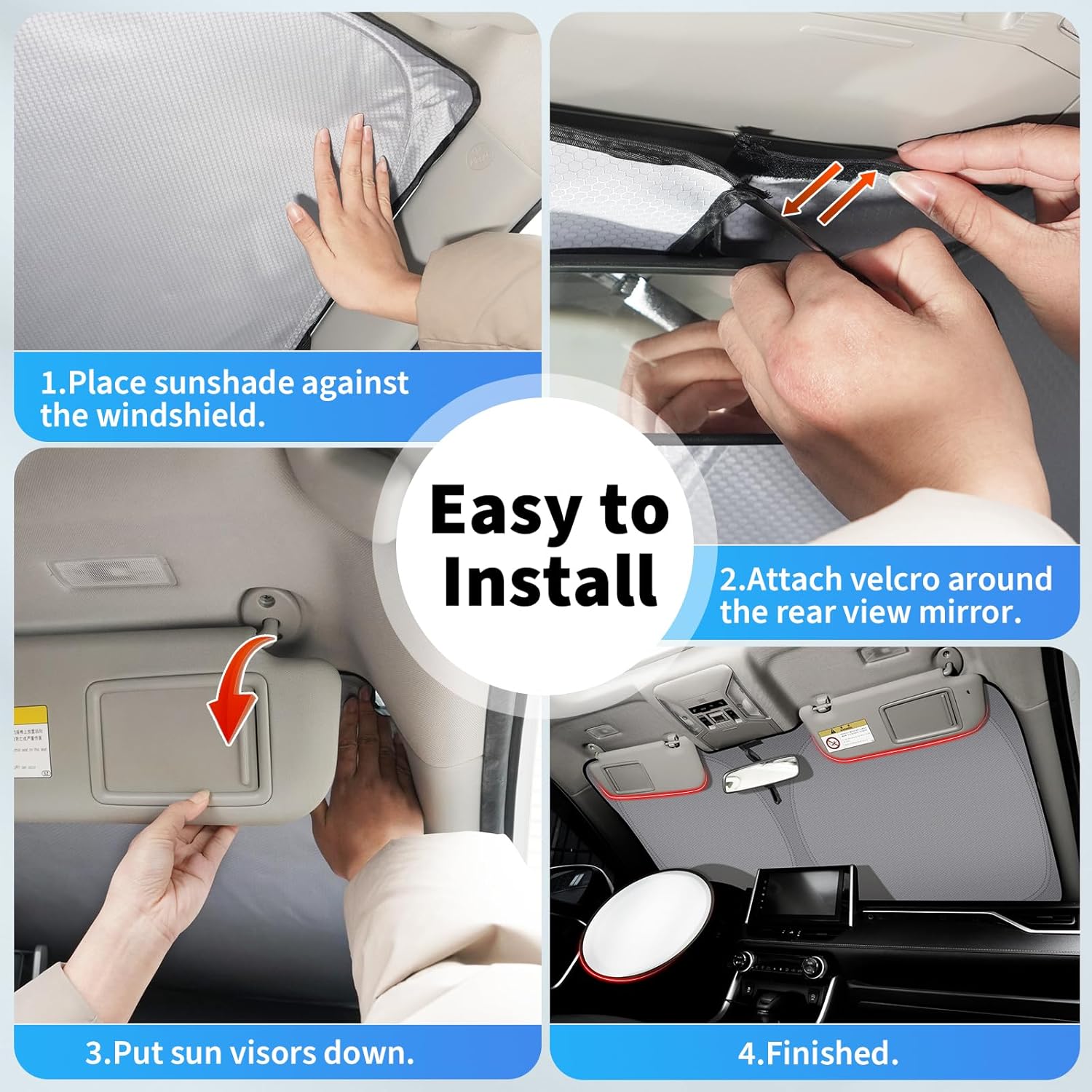 GMC Yukon Windshield Sunshade with Nano Material