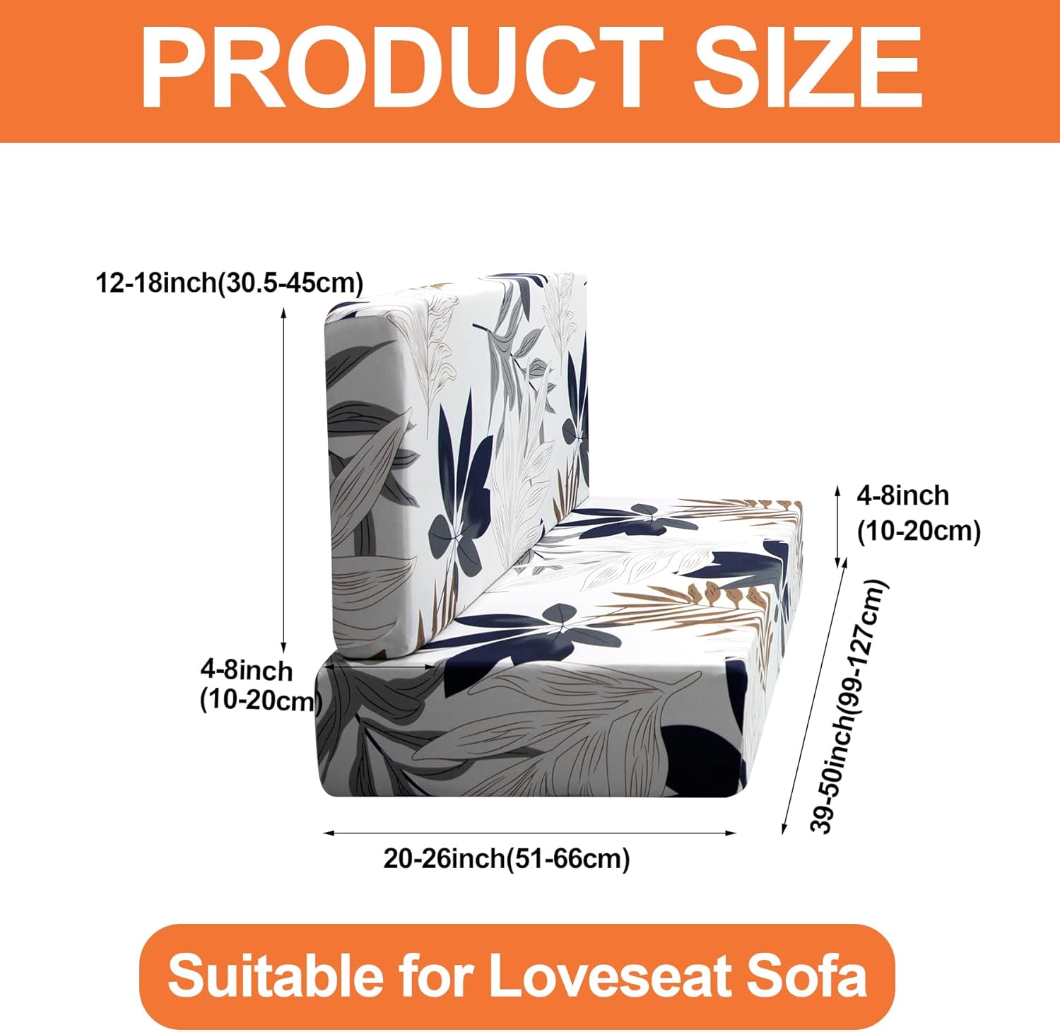 FUANGUI RV Dinette Cushion Covers Stretchable Camper Seats Replacement Washable Furniture Protector