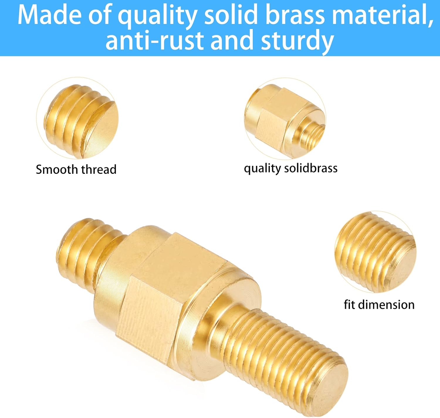 Long Stud Side Post Battery Terminal Bolt Pack of 4