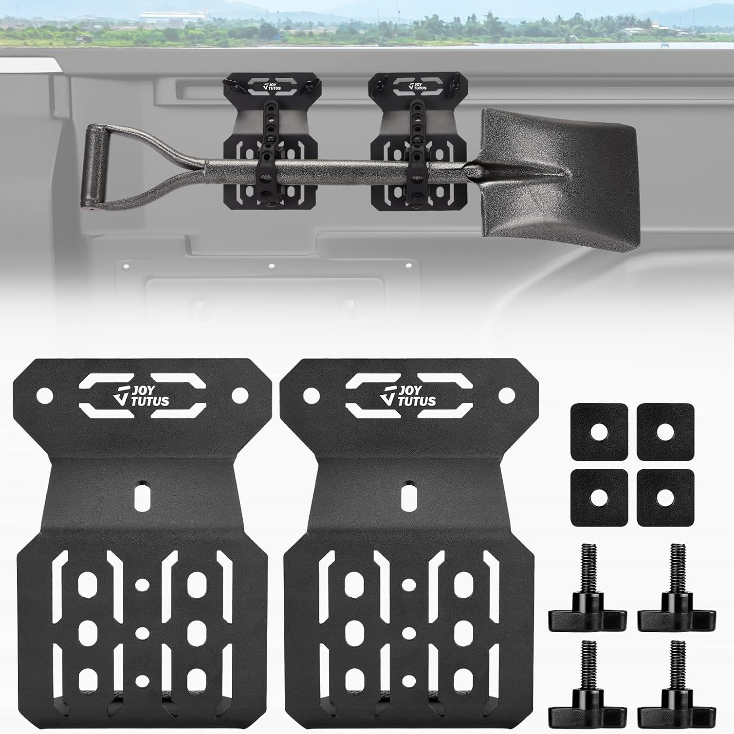 JOYTUTUS Bed Rail Mount Brackets for Tacoma