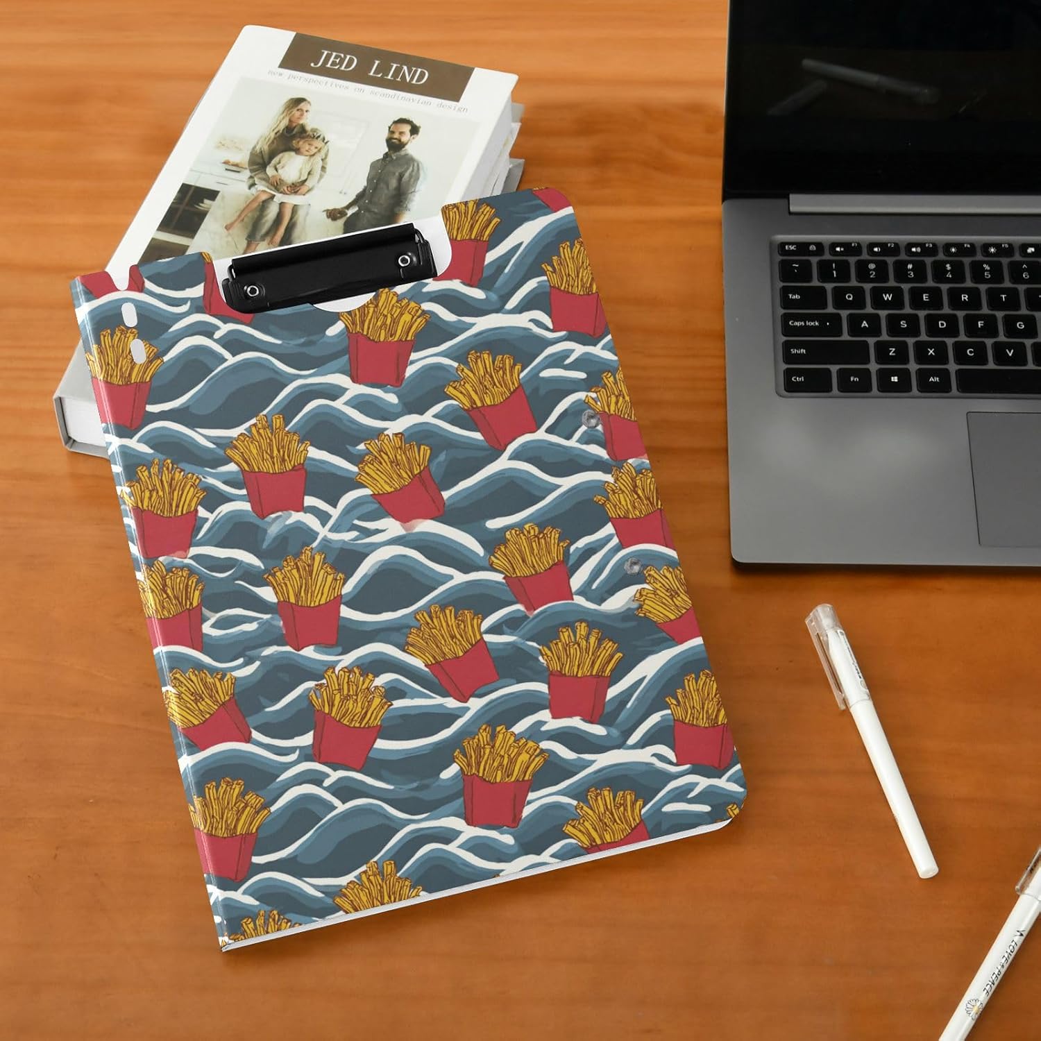 Shji A4 Double Clip Folder for Office and School Use