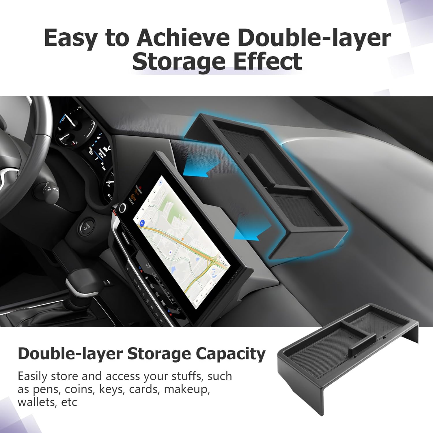 LUWU 2025 Sienna Dashboard Storage Tray 123 Inch Only