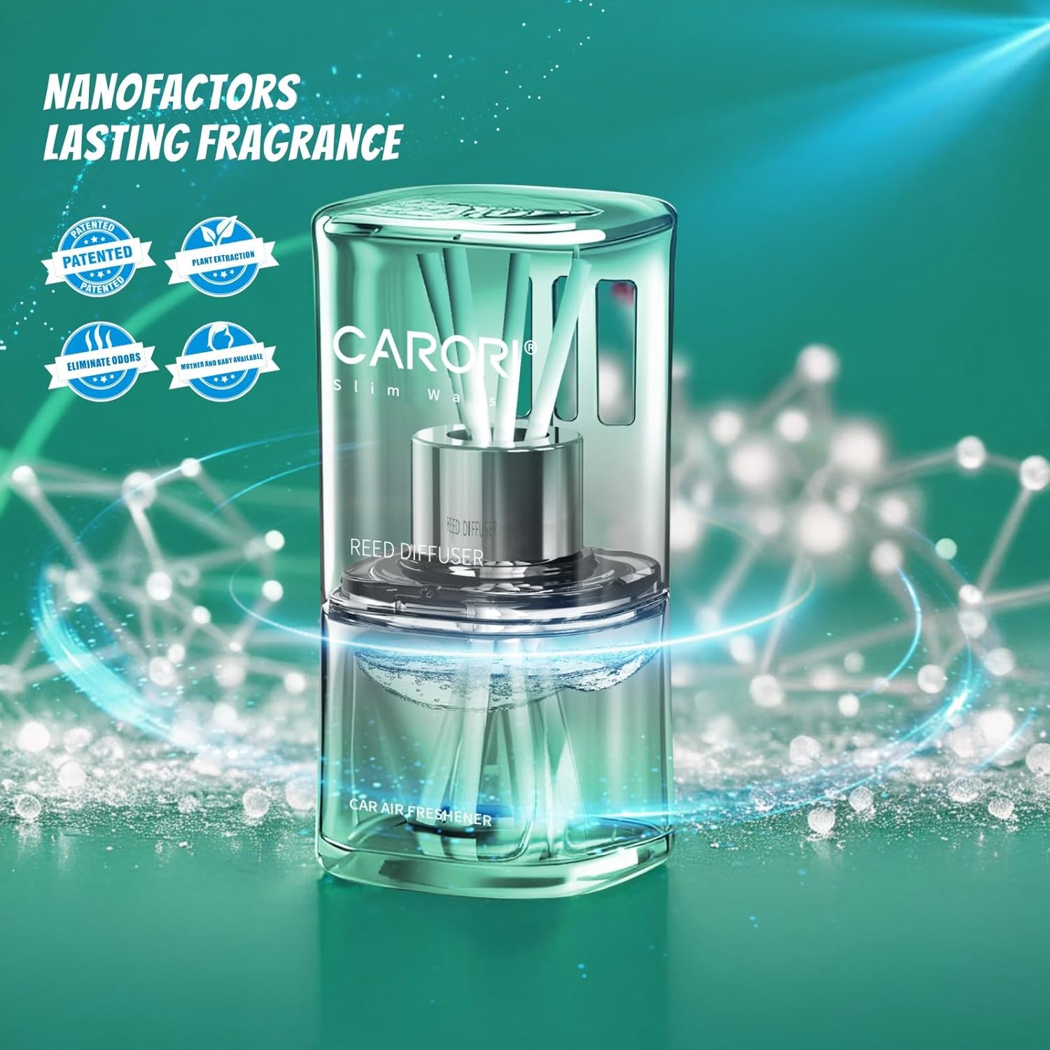 CARORI Reed Diffuser Set 70ml Mint Oolong Aroma