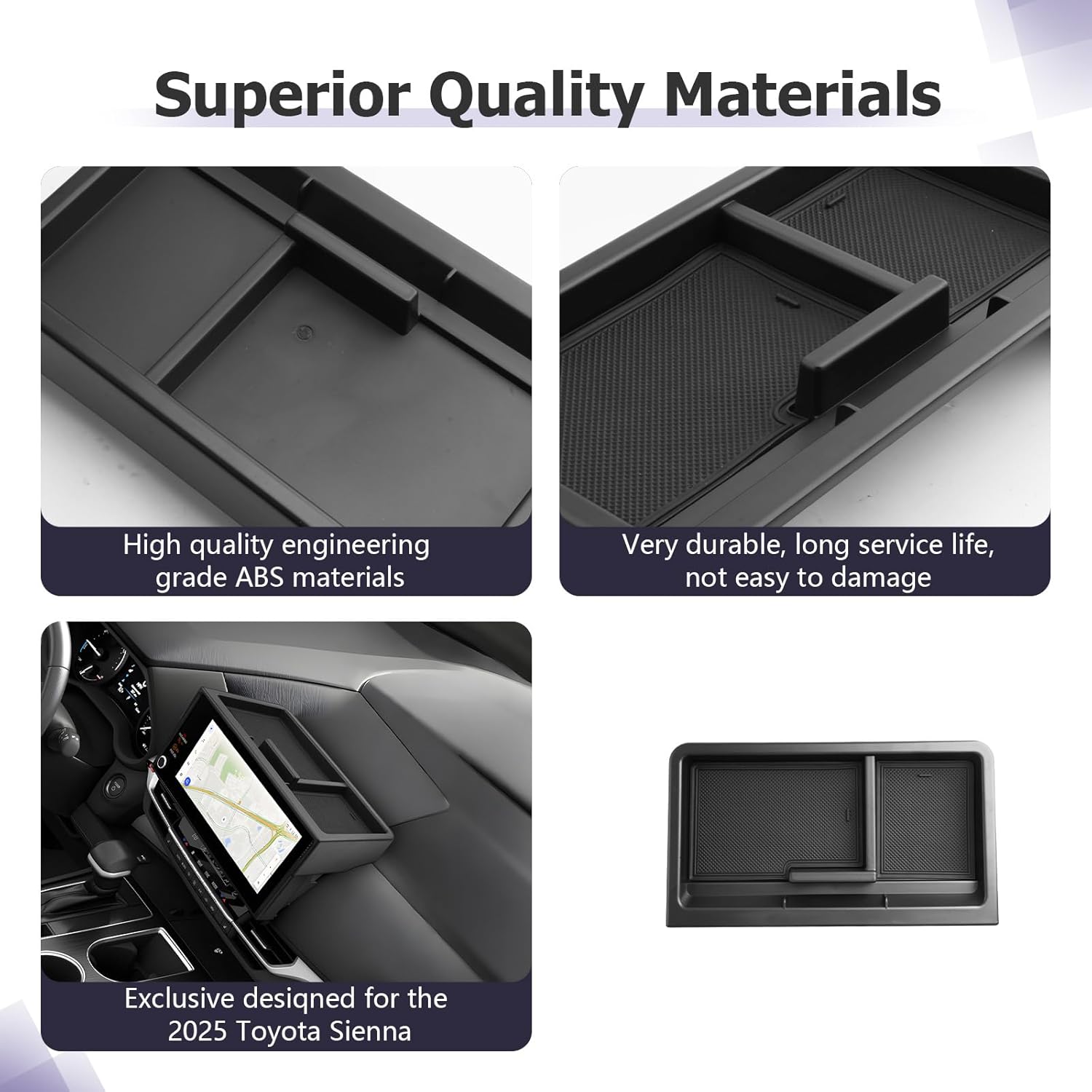 LUWU 2025 Sienna Dashboard Storage Tray 123 Inch Only
