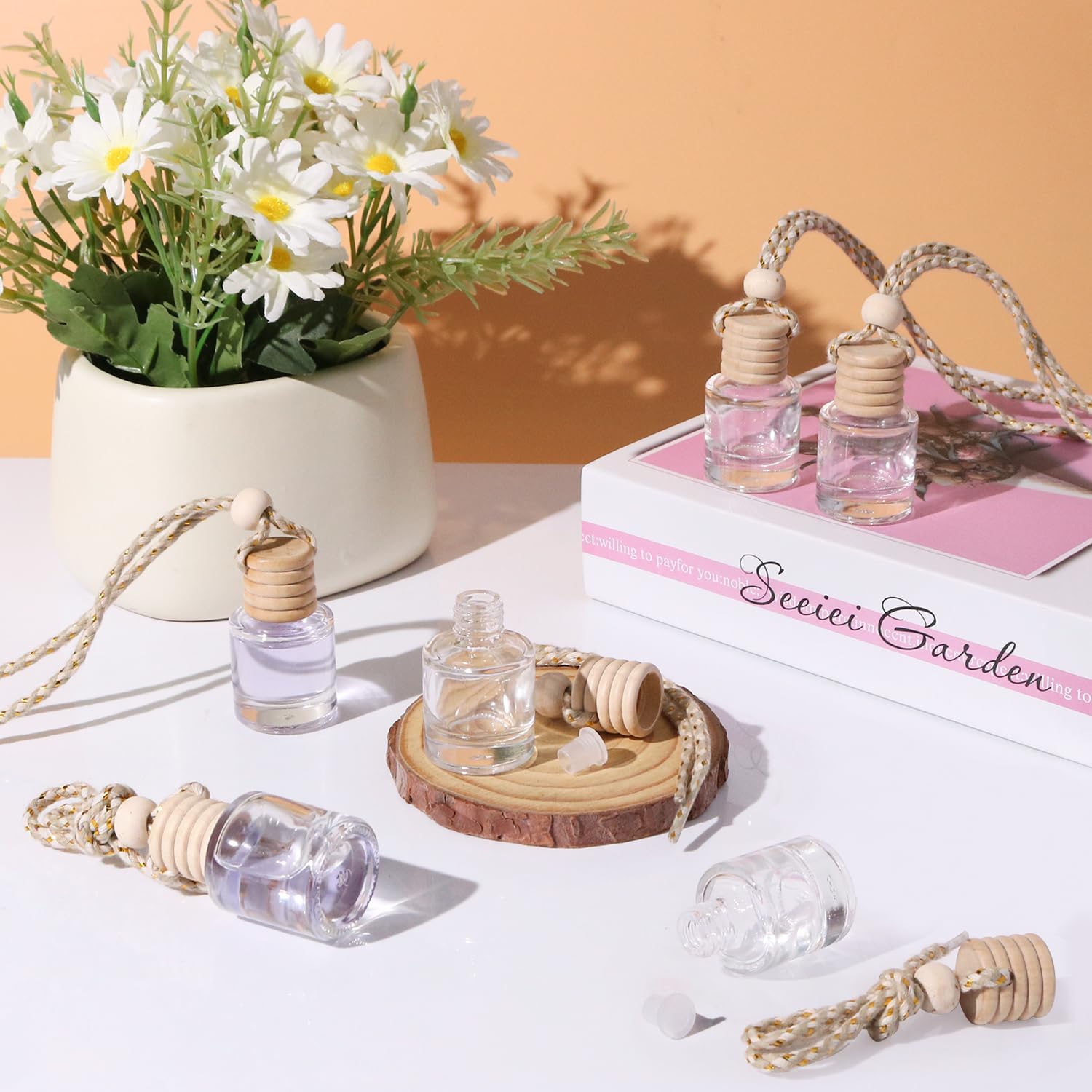 50 Pc Car Air Freshener Diffuser Bottle Set