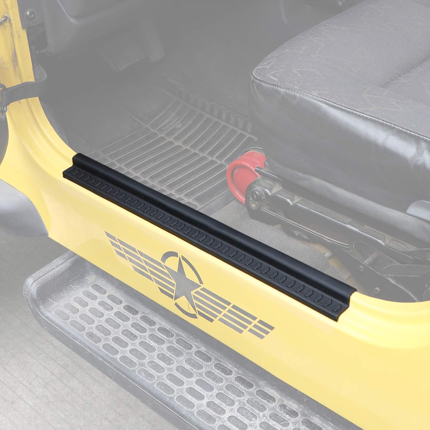 JeCar Door Sill Guards for Jeep Wrangler TJ 1997-2006