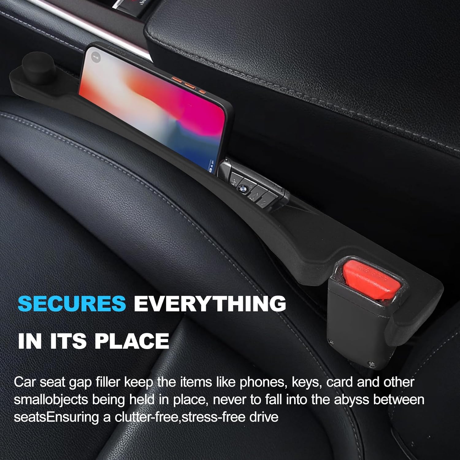 Car Seat Gap Filler Set of 2 Universal Fit for Most Cars
