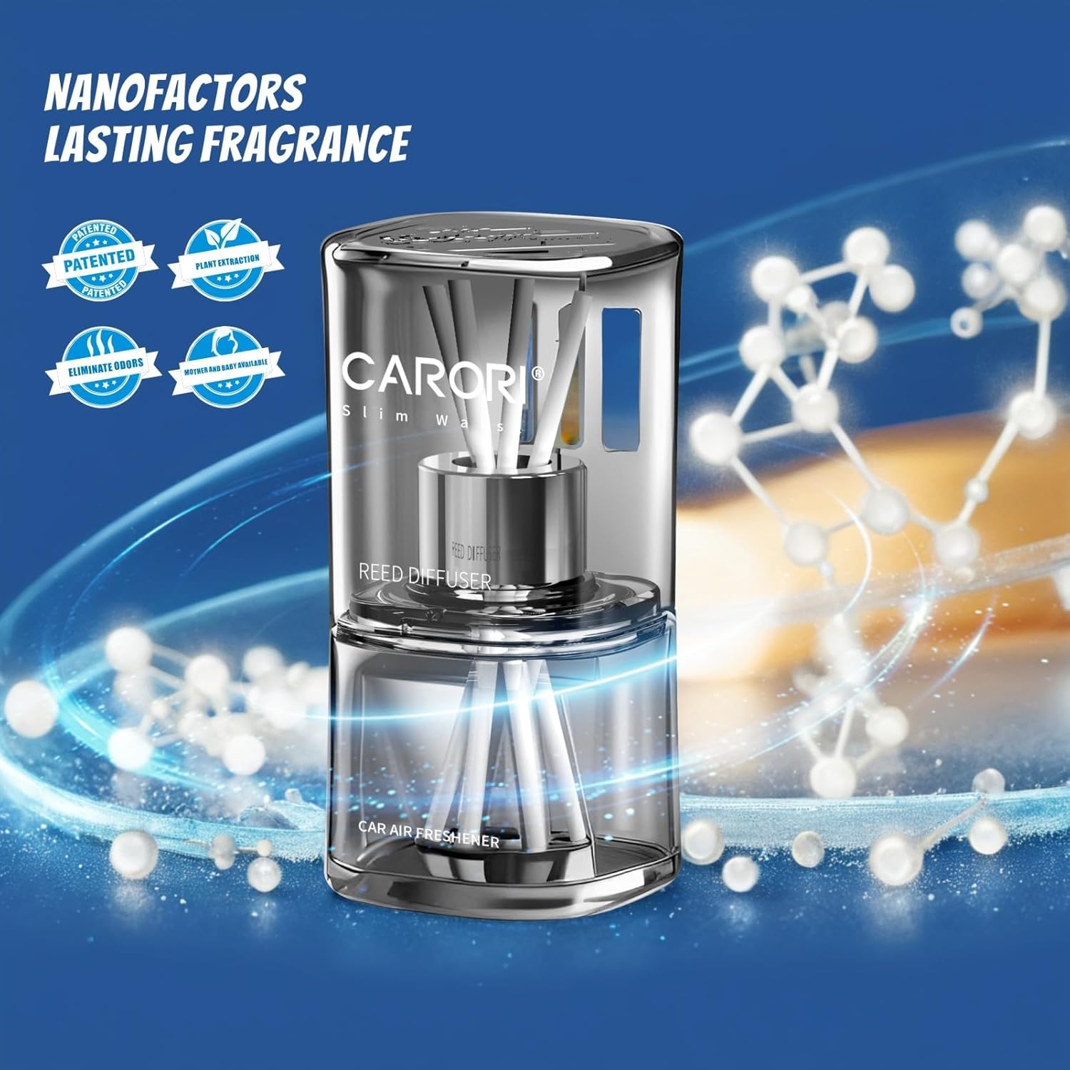 CARORI Reed Diffuser Set 70ml Natural Fragrance