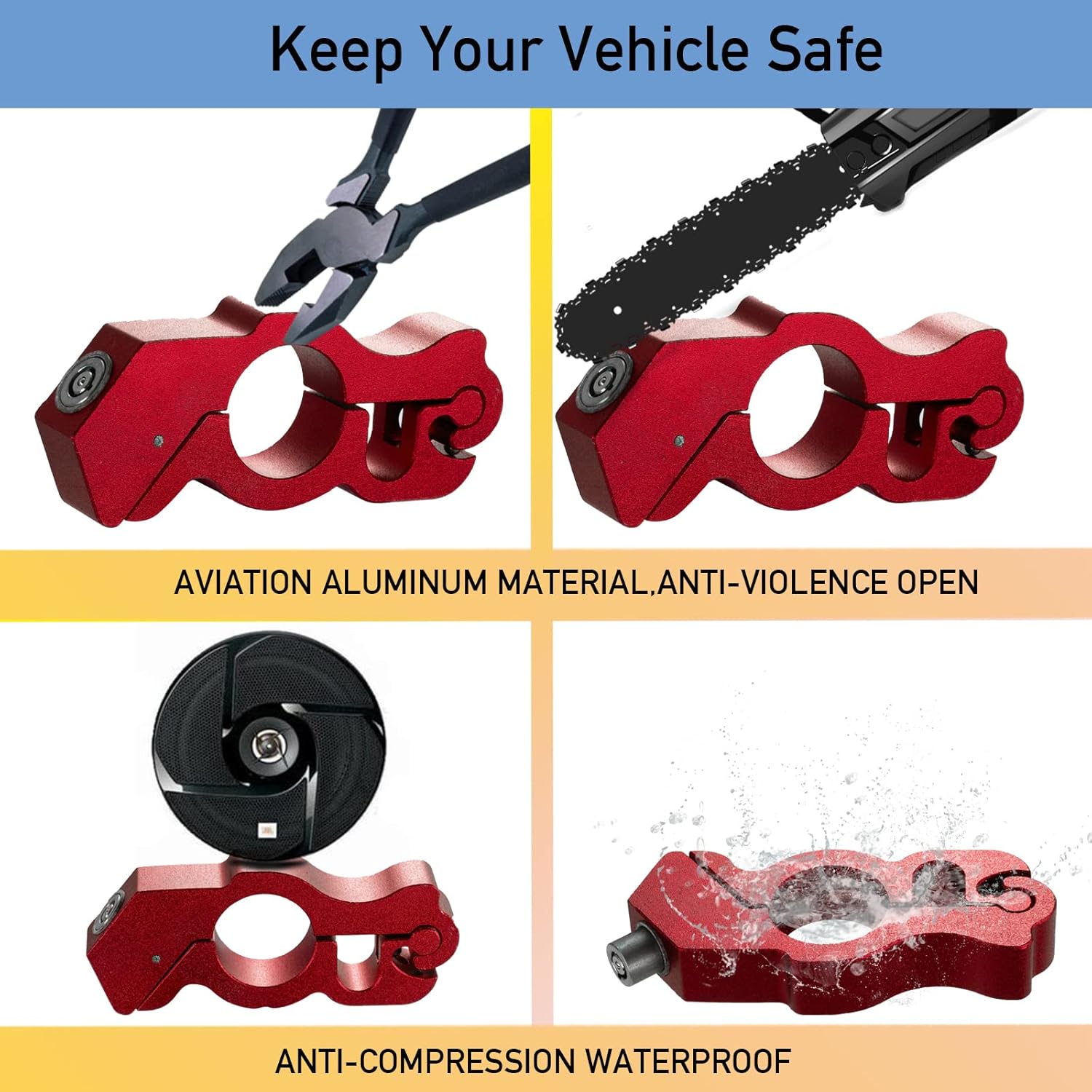 Heavy Duty Motorcycle Anti Theft Lock