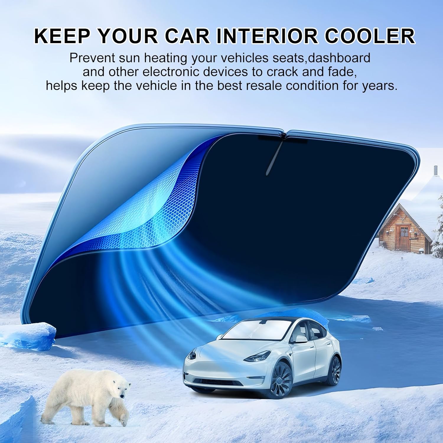 Custom Fit Windshield Sun Shade for GMC Terrain 2018-2025
