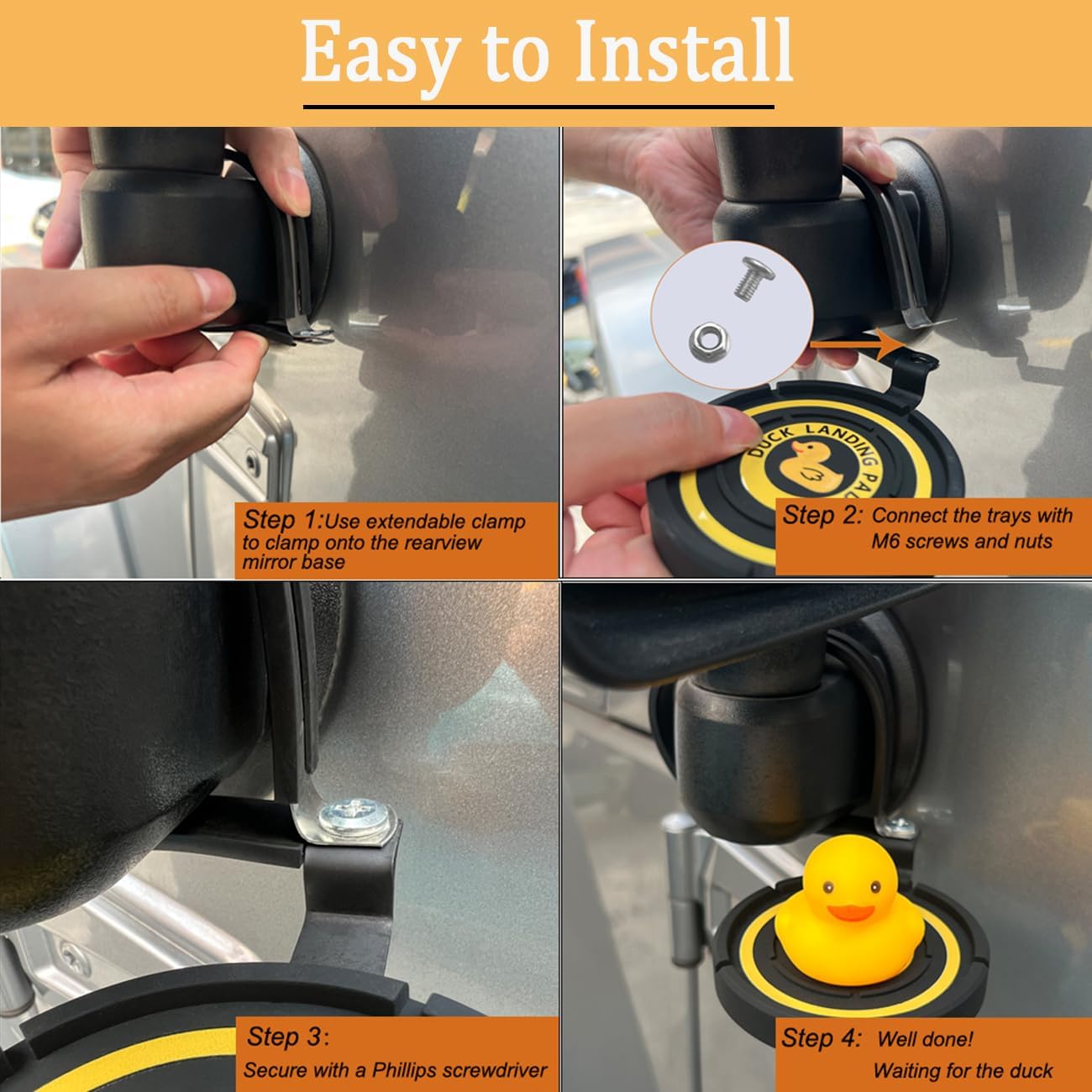Duck Landing Pad for Jeep Wrangler JLJLU JT 2018-2024