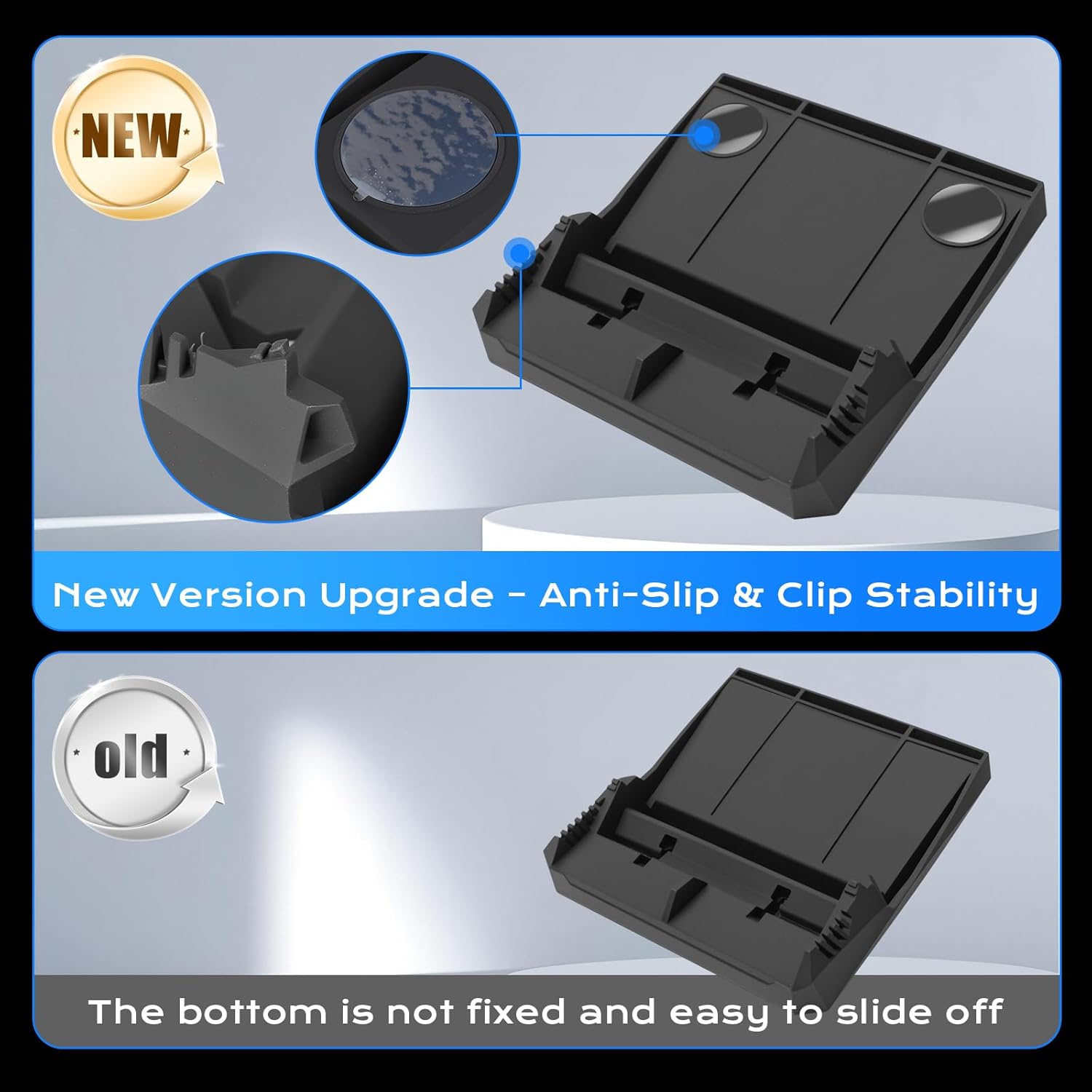 Cybertruck Dashboard Tray Organizer 2025 - Anti-Slip Custom Fit Silicone Storage Box