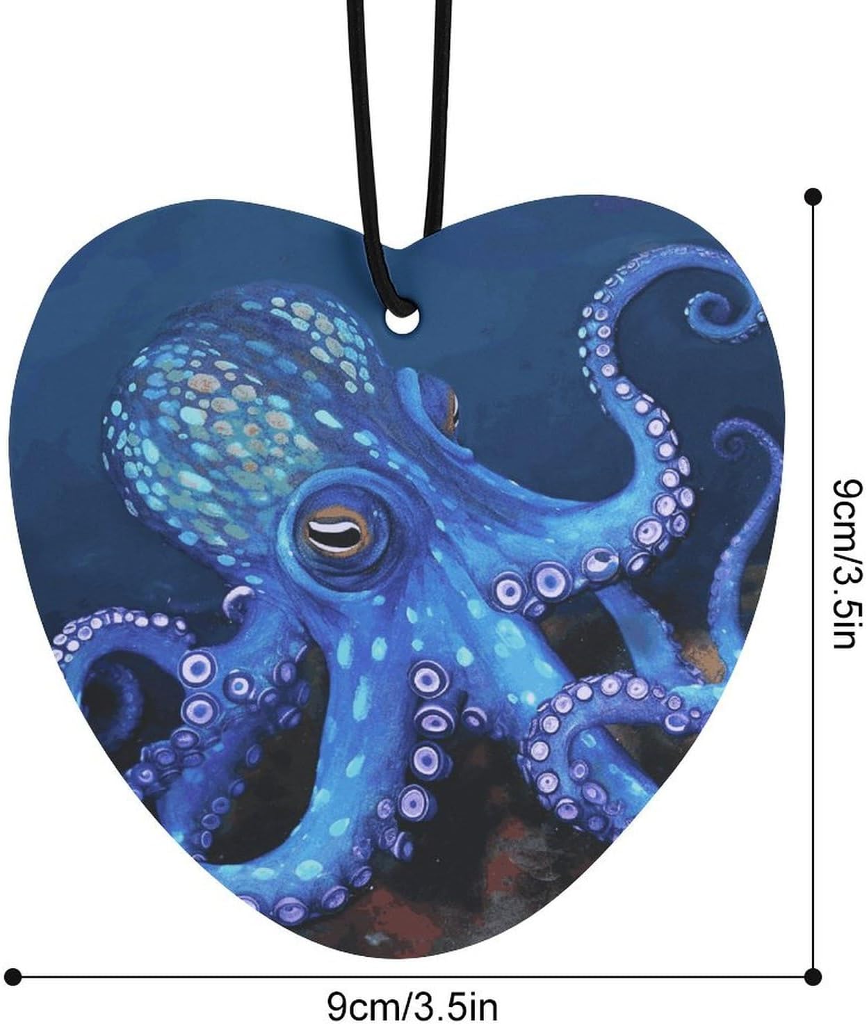 Blue Octopus Car Air Freshener Incense Chips 5 Pack