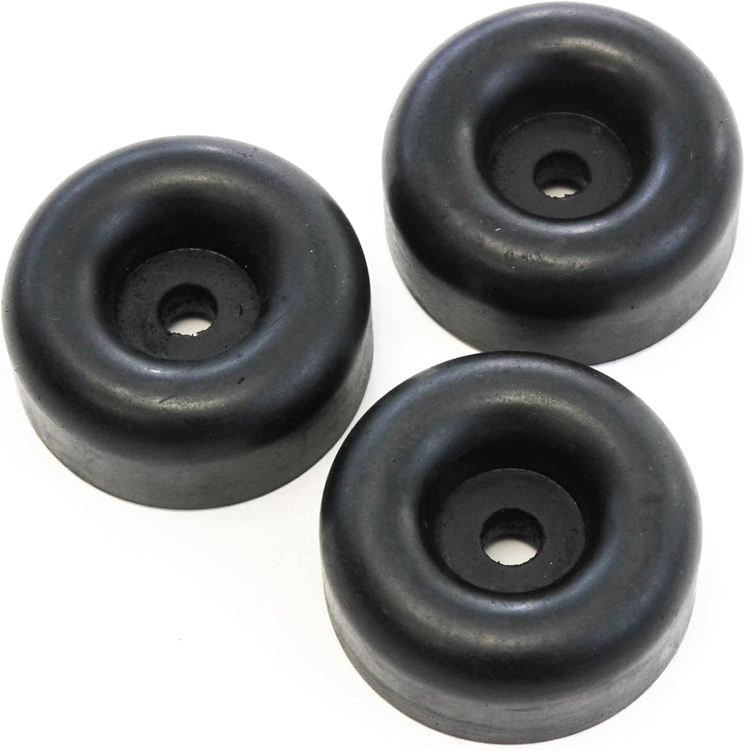 Red Hound Auto 3 Round Rubber Bumpers for Trailer Ramp Door