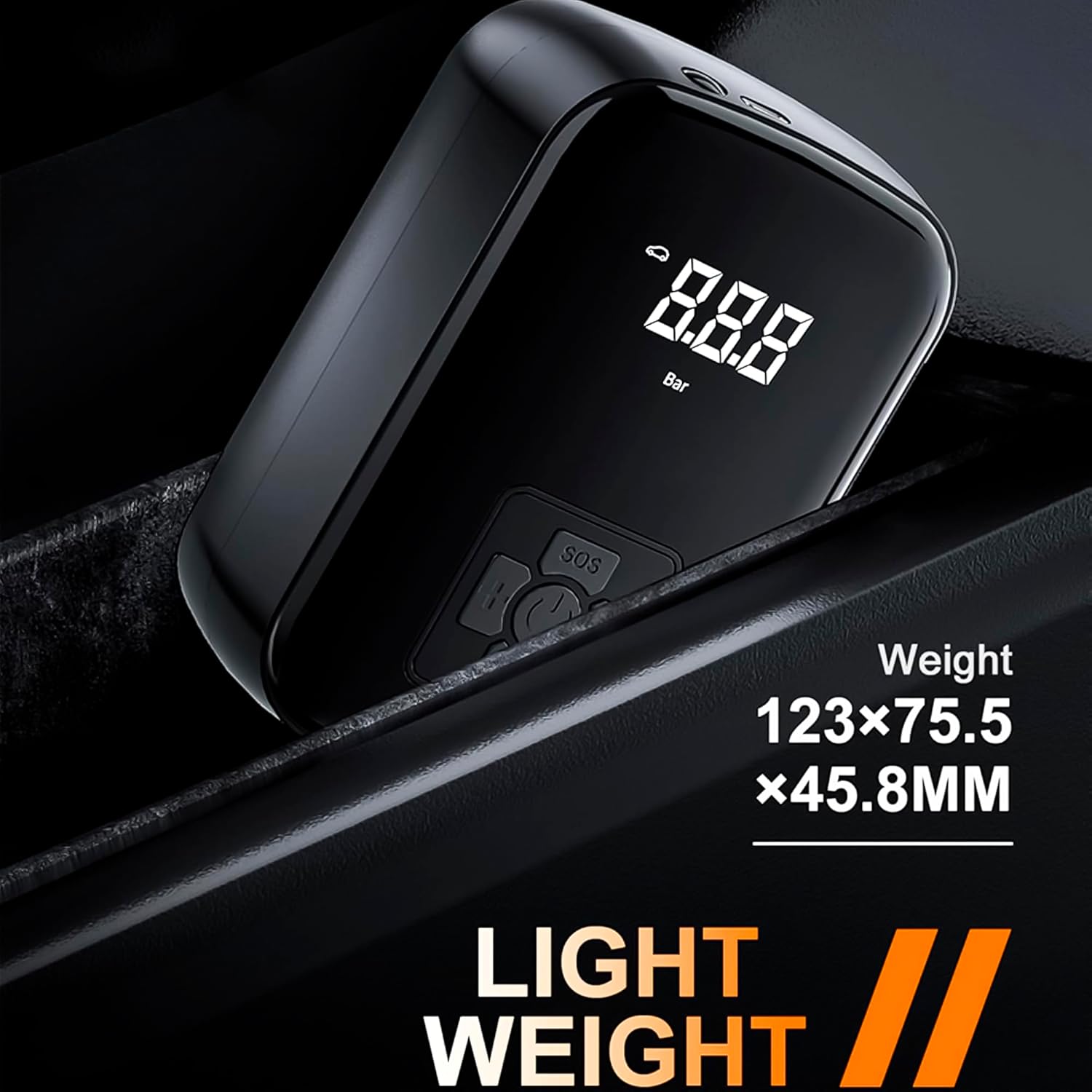 Portable Tire Inflator with 150 PSI Digital Gauge