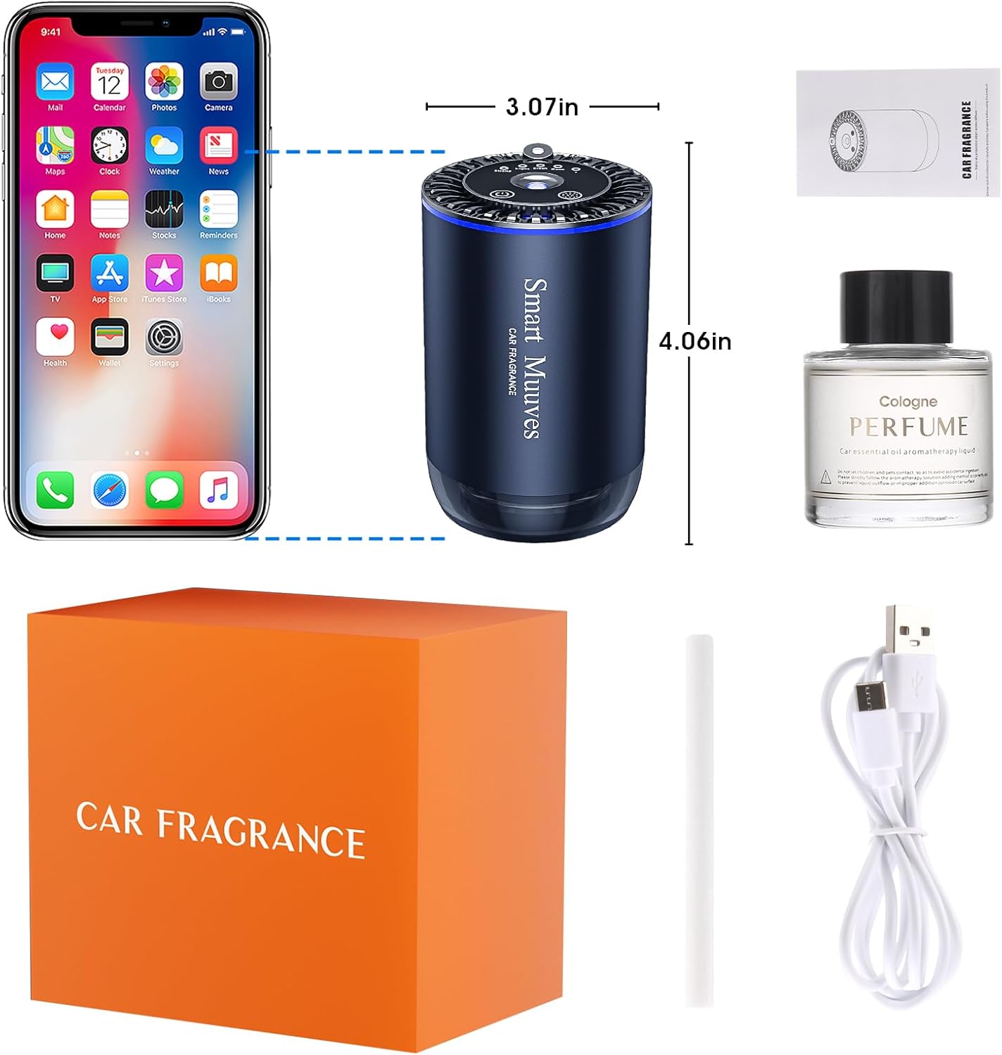 Smart Muuves Smart Car Air Freshener Diffuser