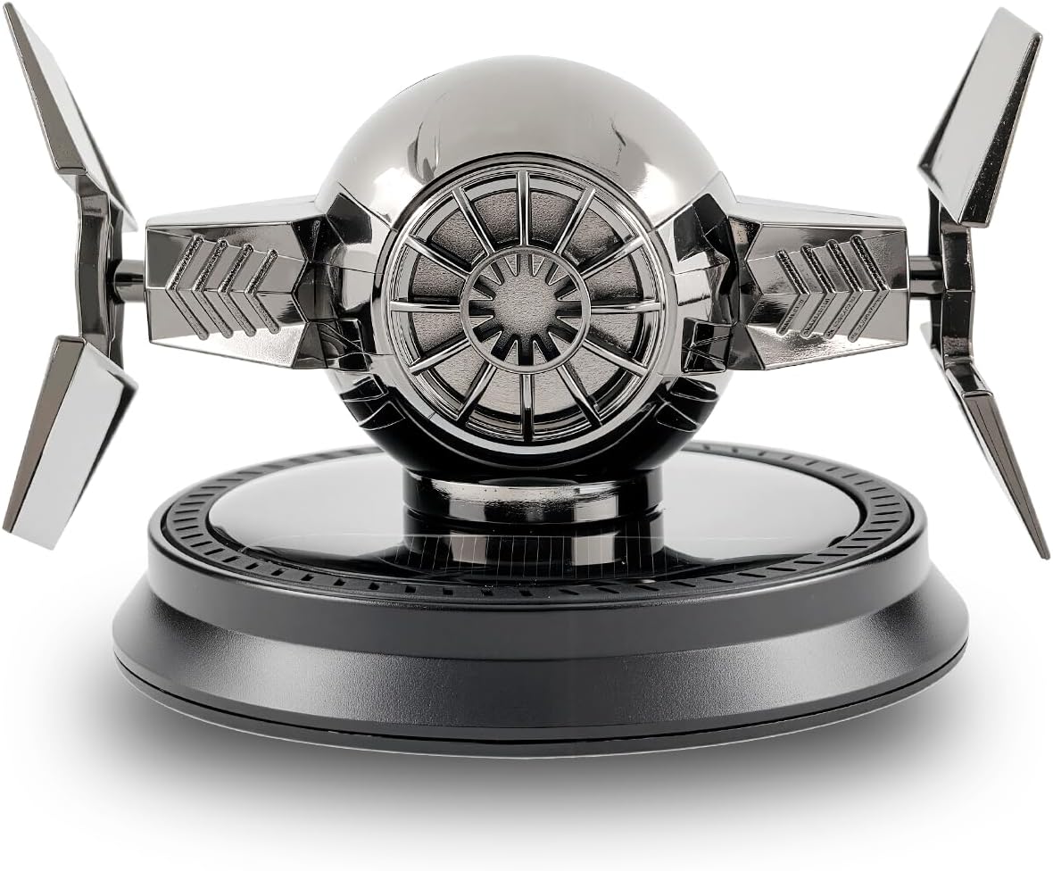 Solar-Powered Car Air Freshener with Rotating Aromatherapy