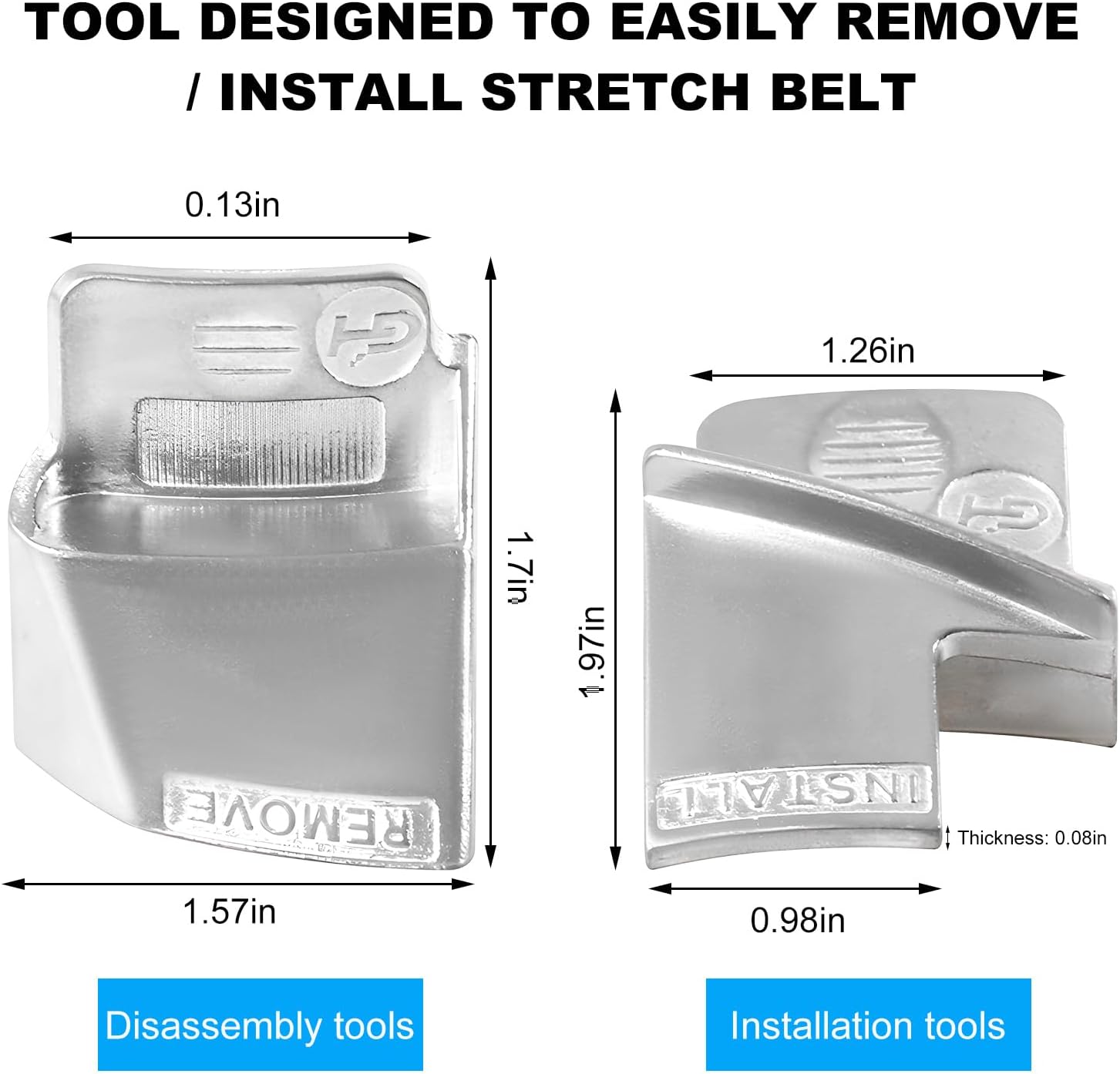 2 PCS Stretch Belt Tool Set for Cars and Trucks