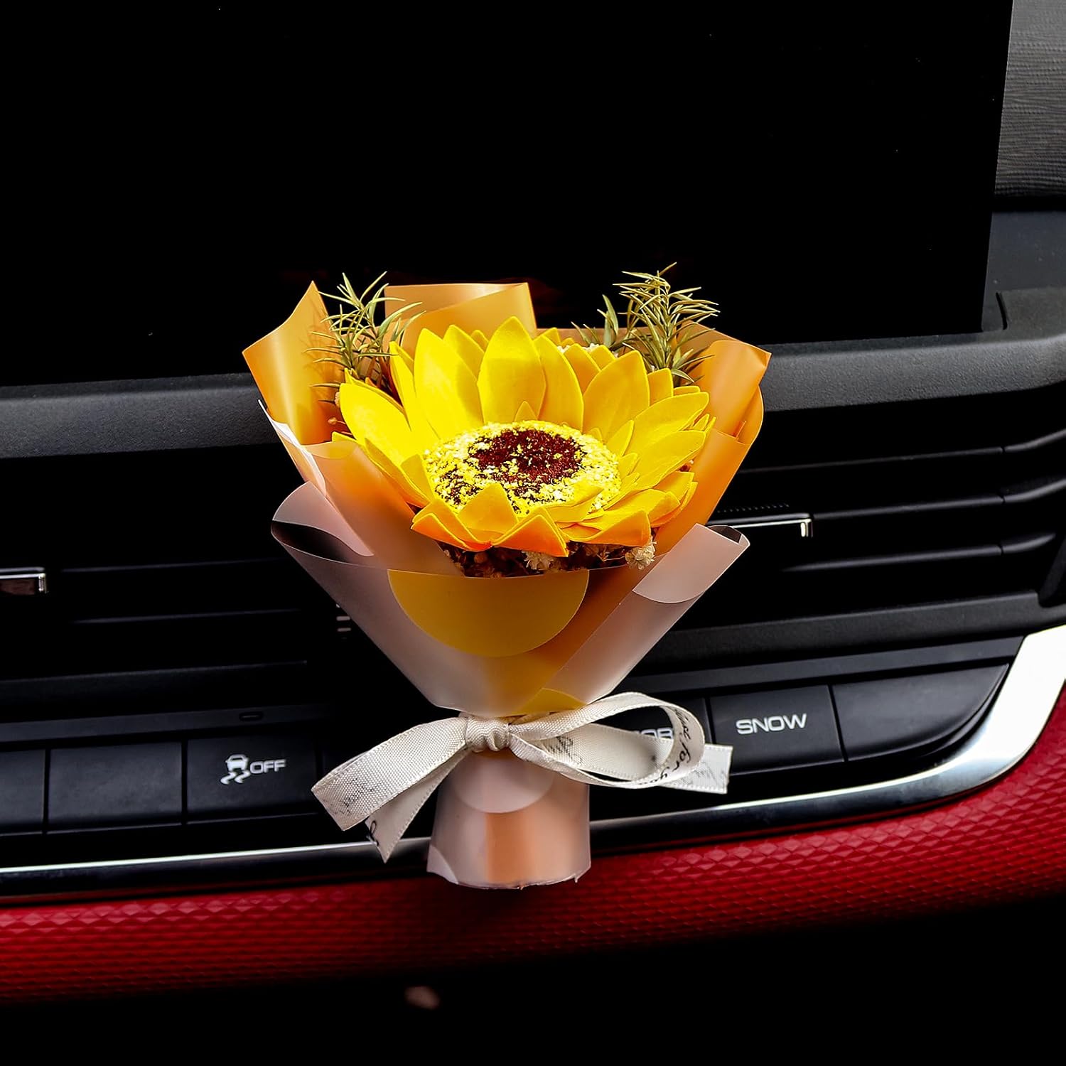 Cute Flower Bouquet Car Air Freshener Vent Clip