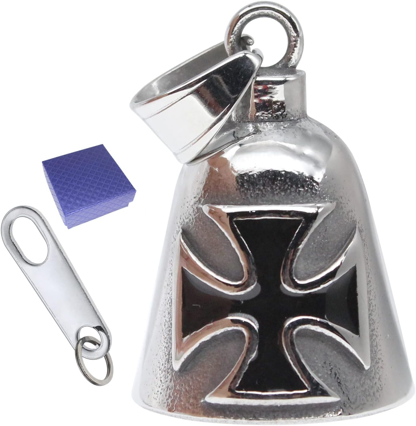 Motorcycle Bell with Bell Hanger for Luck and Protection