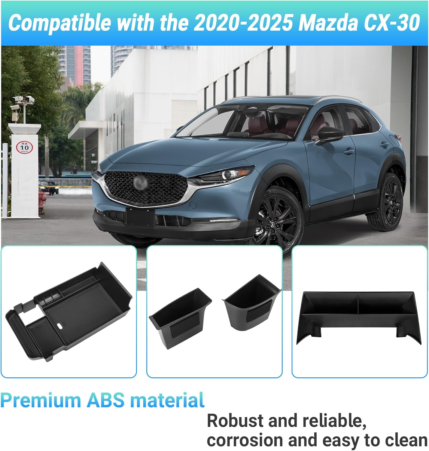 Center Console Organizer for 2020-2025 Mazda CX-30