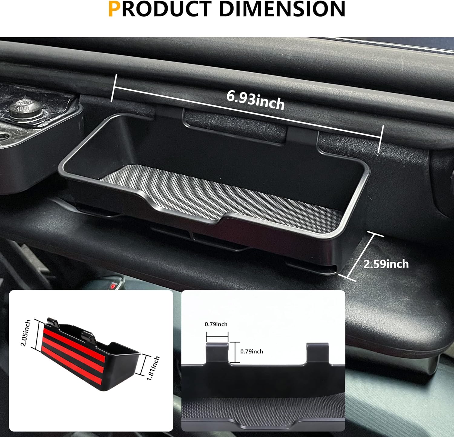 RERPRO Sunglass Holder for 2021-2025 Ford Bronco 24 Door