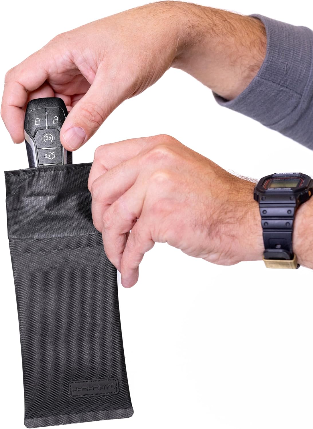 Faraday Key Fob Jacket RFID Shield Anti-Theft