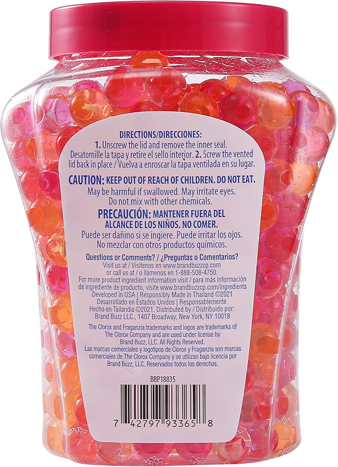 Clorox Fraganzia Crystal Beads Air Freshener Hawaiian Escape 12 Oz