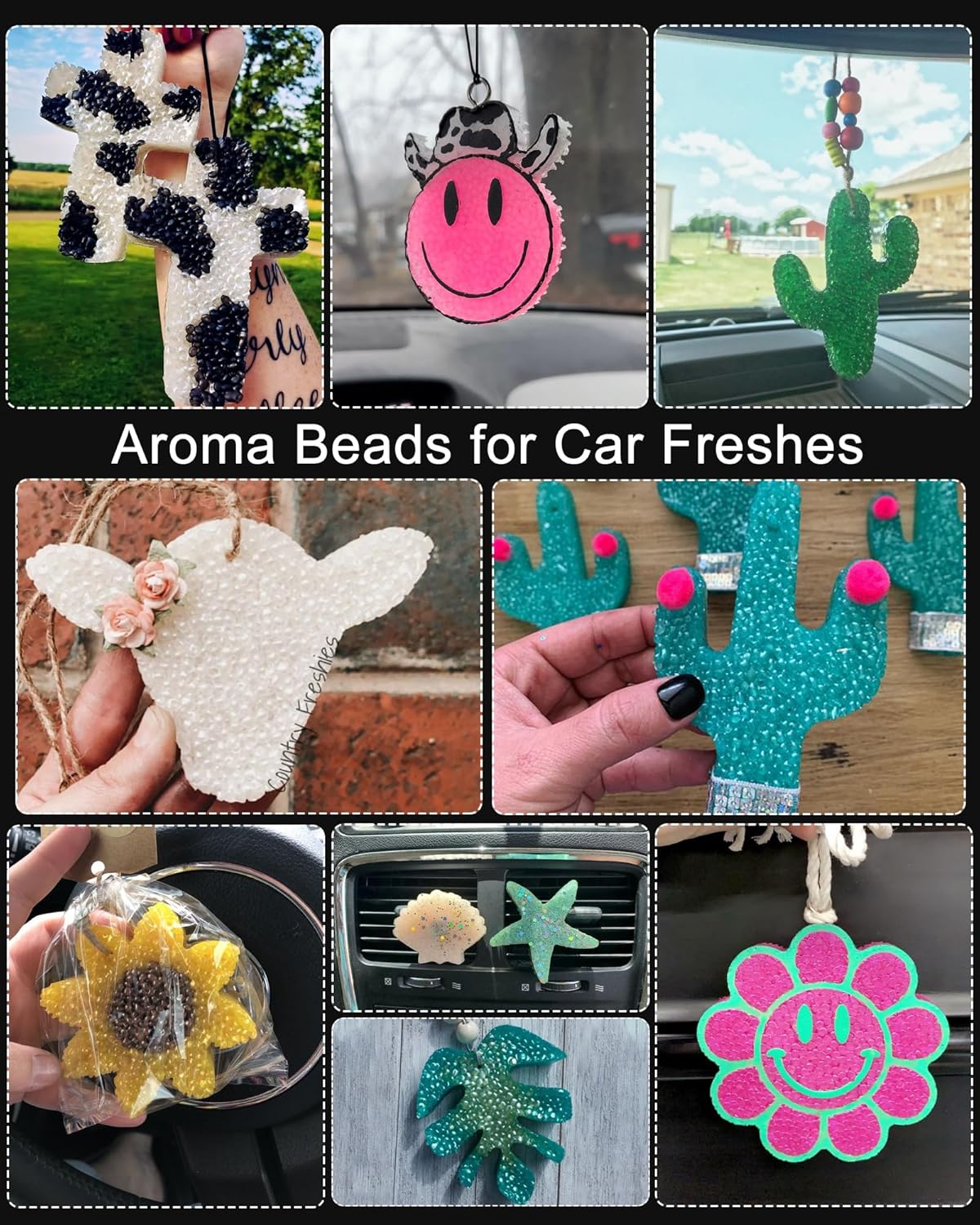 3LB Unscented Aroma Beads for Car Fresheners and Home Use