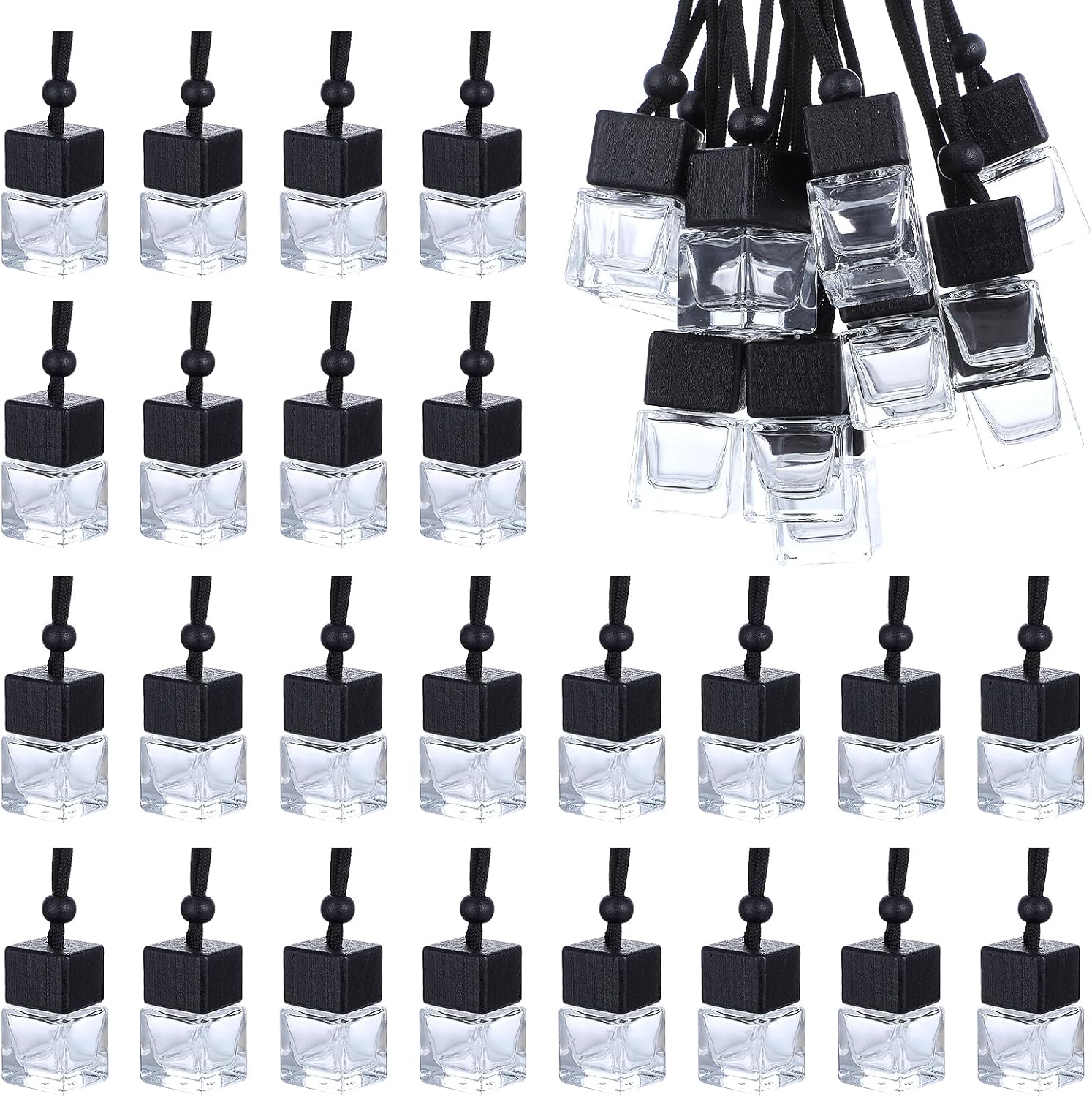 50 Pcs Refillable Car Diffuser Bottles