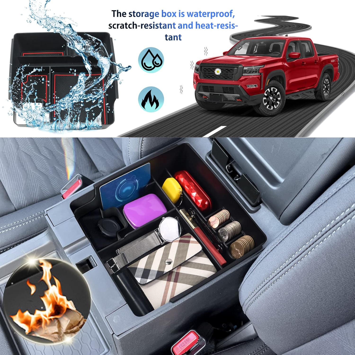SHAOHAO 2024 2025 Frontier Center Console Organizer Tray