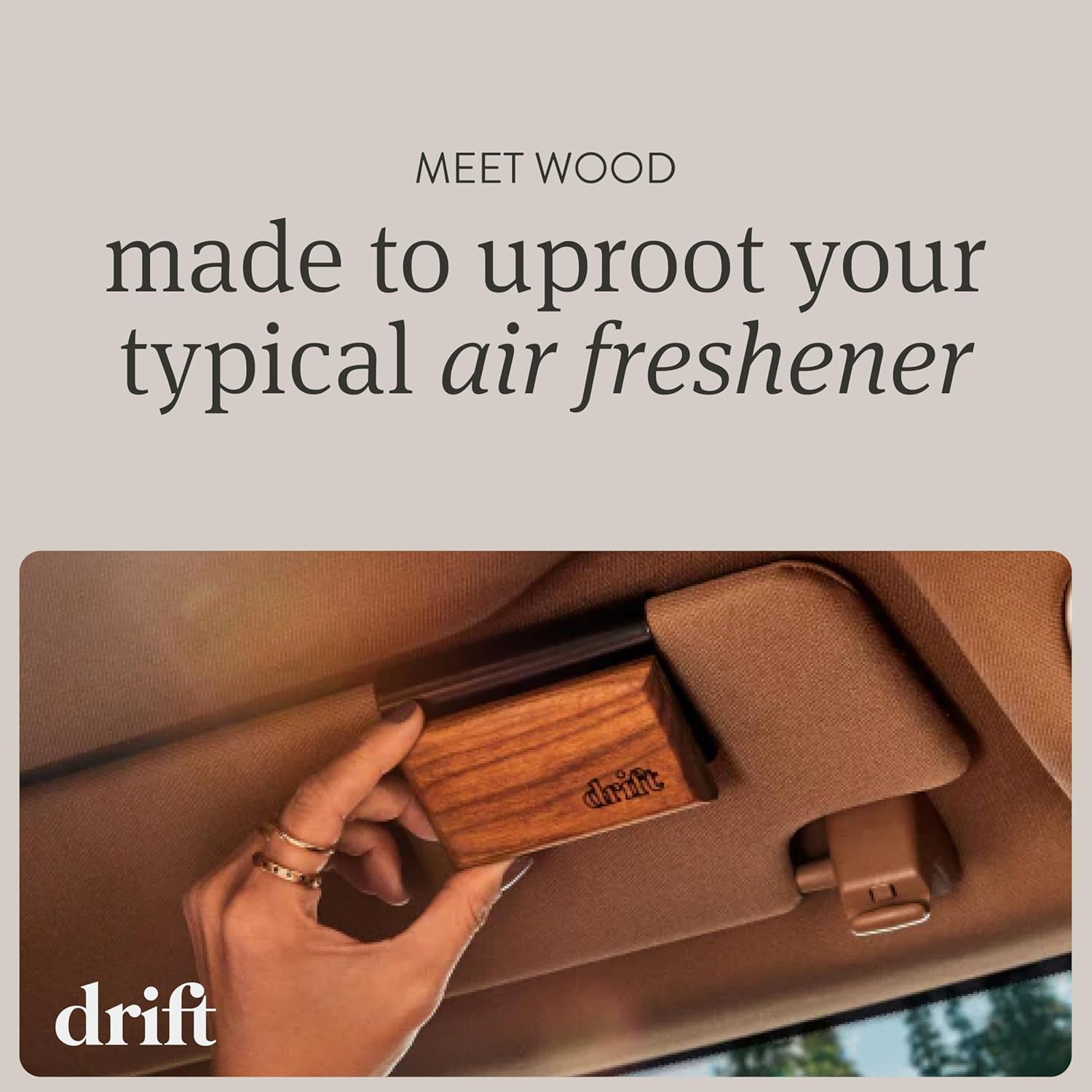 Drift Car Air Freshener - 3 Pack Wood Scent