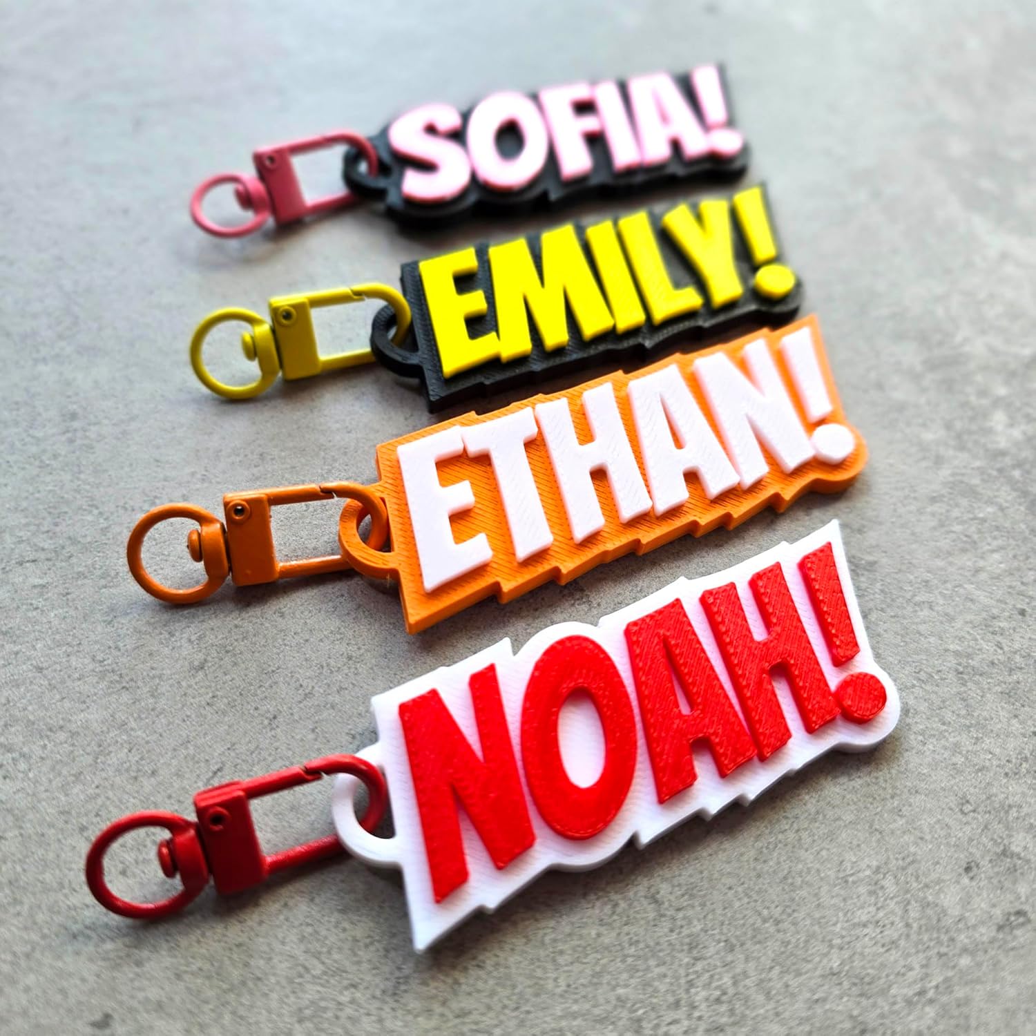 Iristy Name Keychain Custom Kids Name Tag