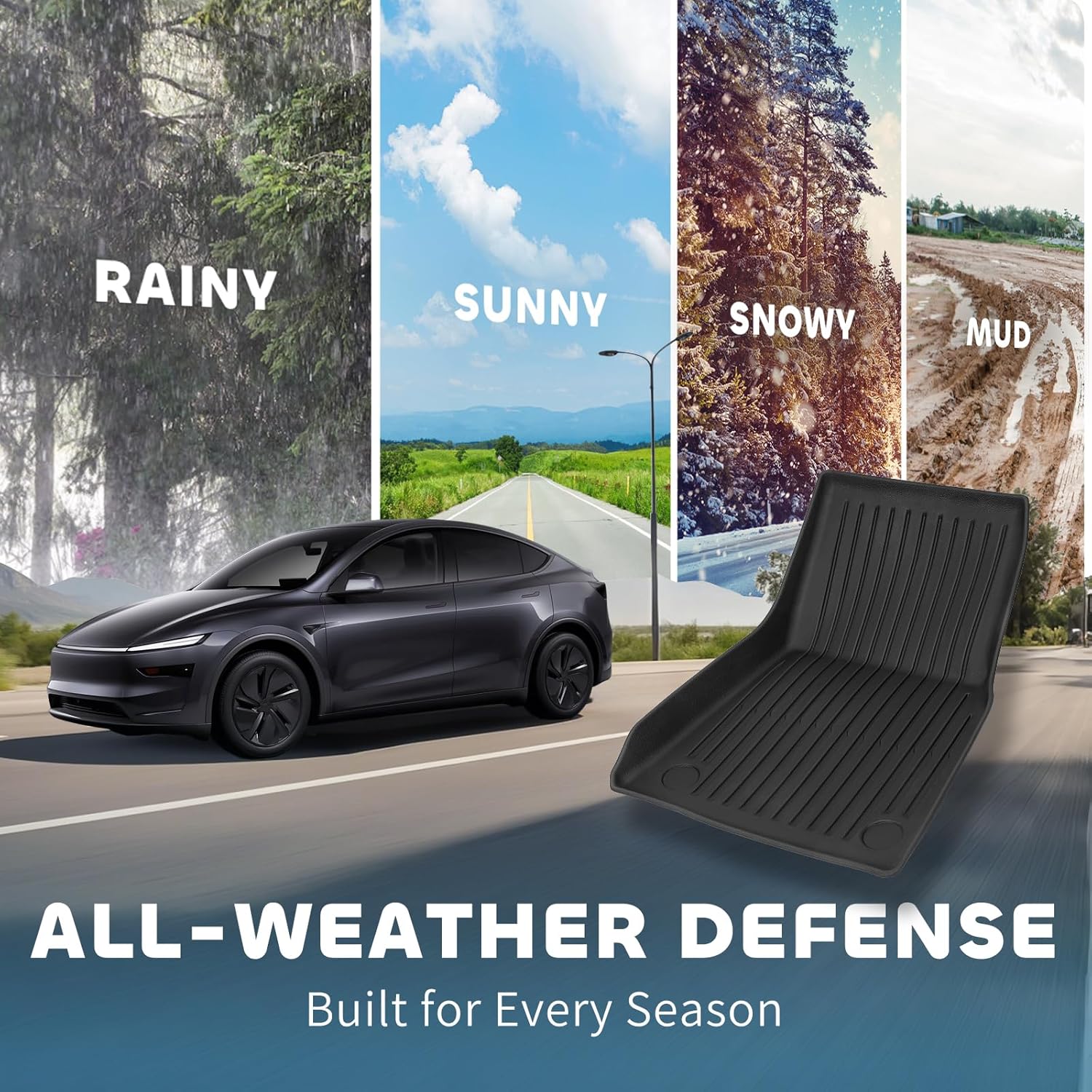 Maysoo Floor Mats for 2025-2026 Tesla Model Y Juniper
