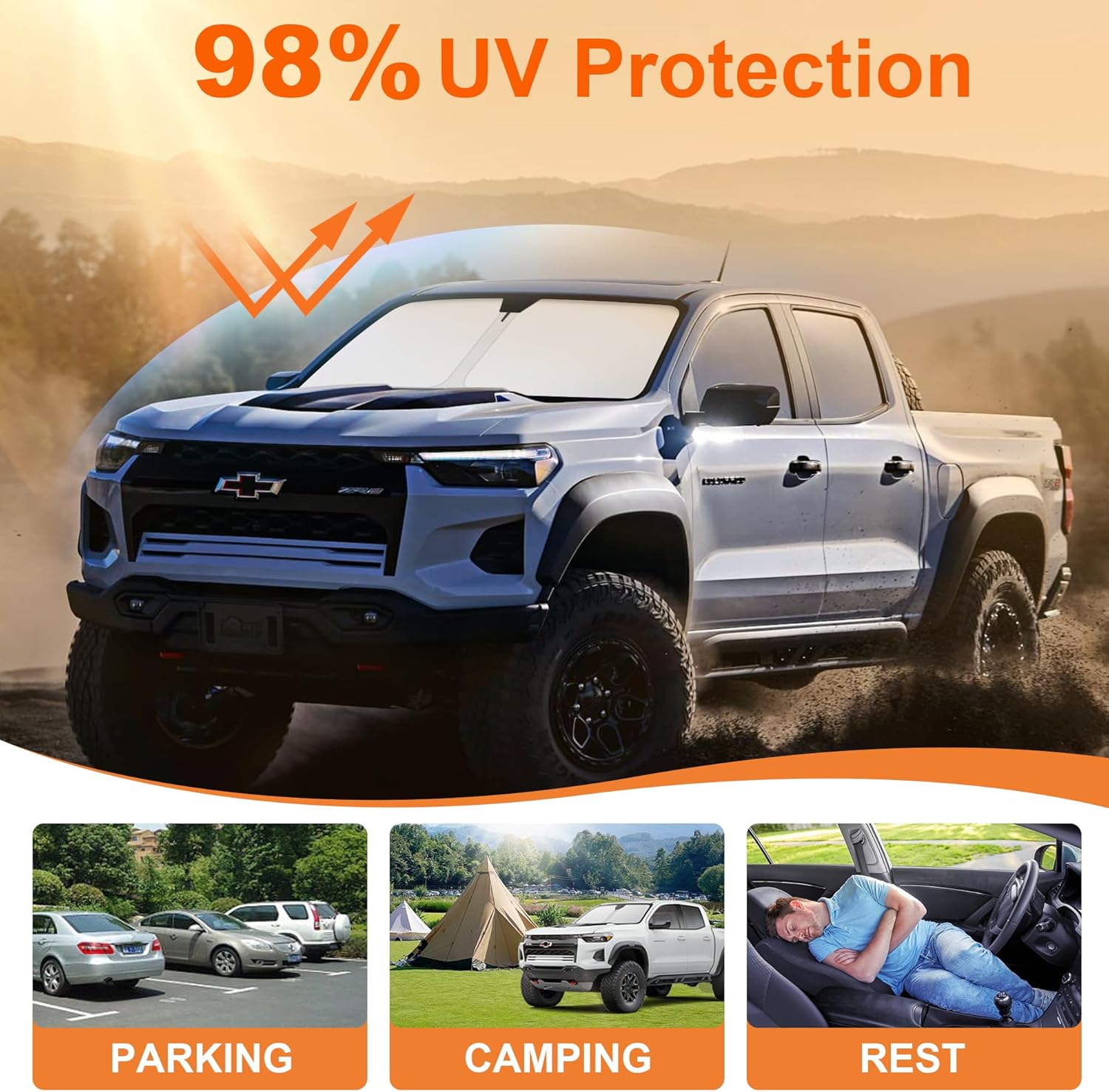 Chevrolet Colorado Windshield Sun Shade 2023 2024 2025