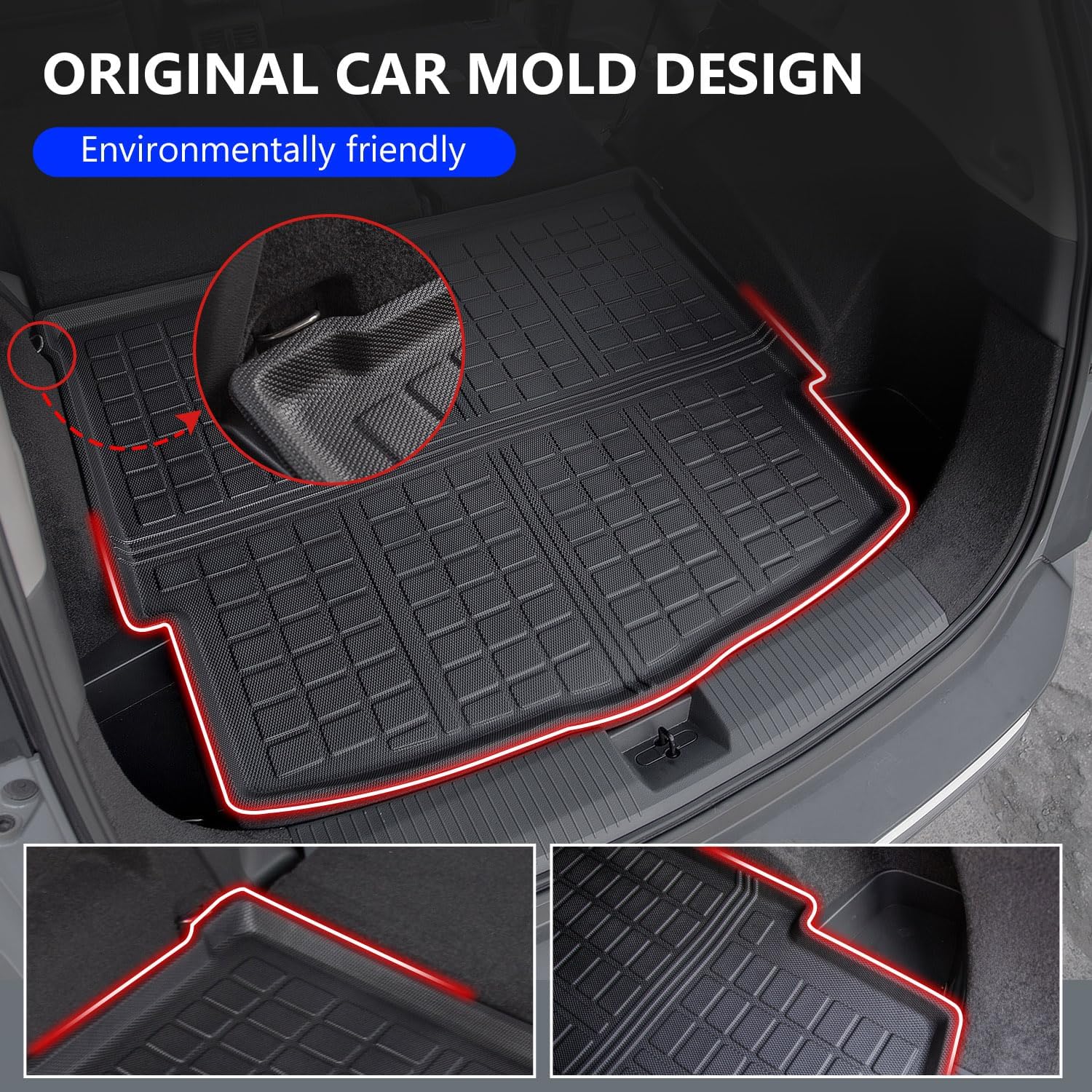 powoq Cargo Mat for 2021-2025 Nissan Rogue