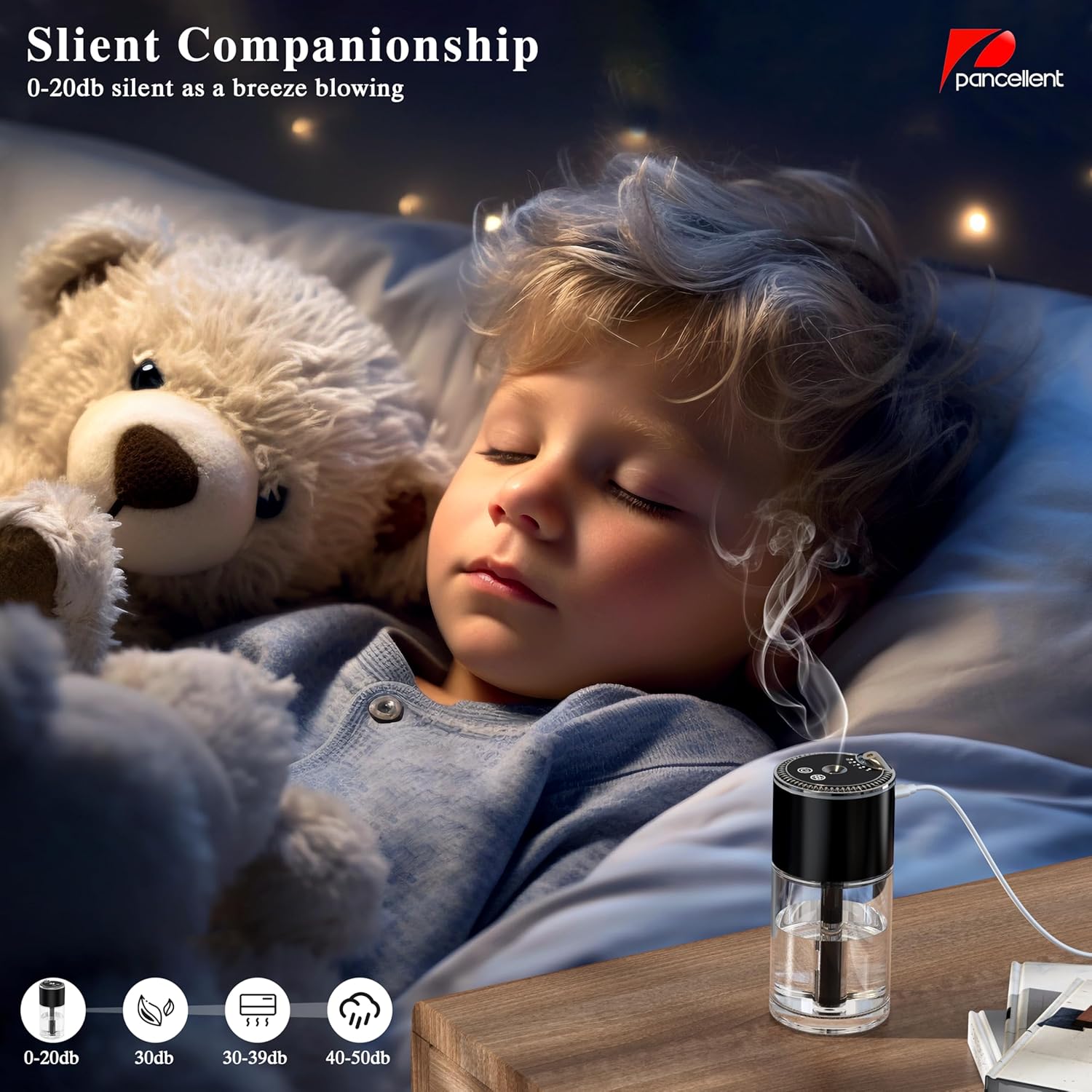 Starry Sky Essential Oil Diffuser for Home and Car