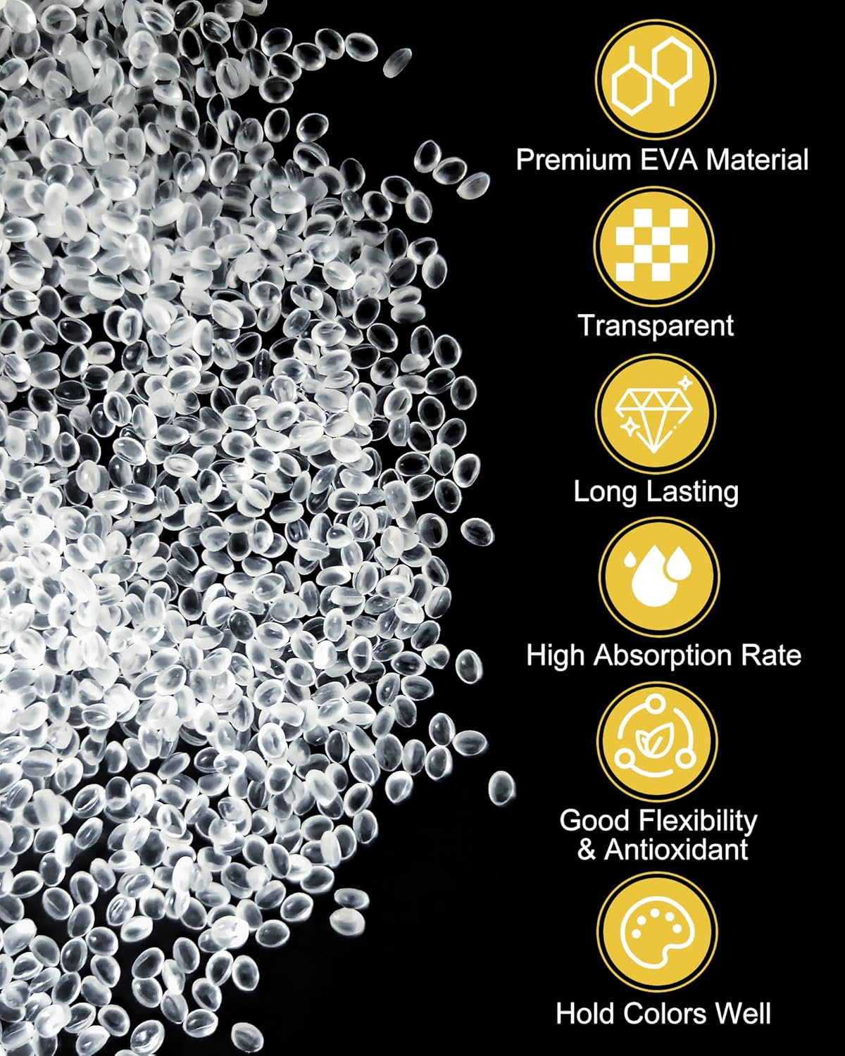 3LB Unscented Aroma Beads for Car Fresheners and Home Use