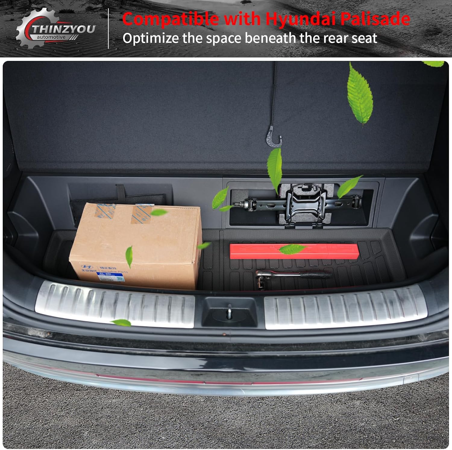 Thinzyou Lower Trunk Mat for Hyundai Palisade 2020-2025