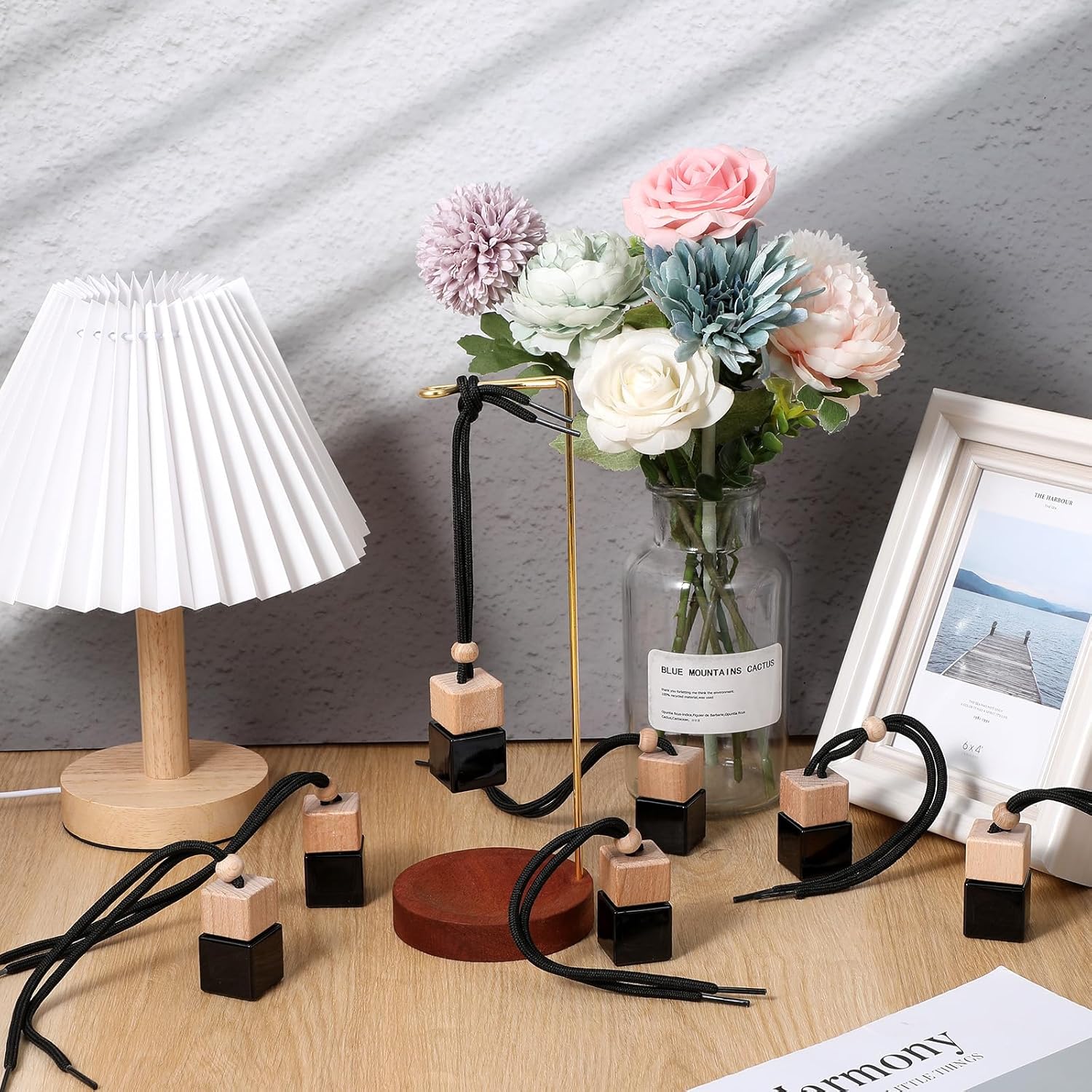 30Pcs Hanging Car Air Freshener Diffuser Bottles