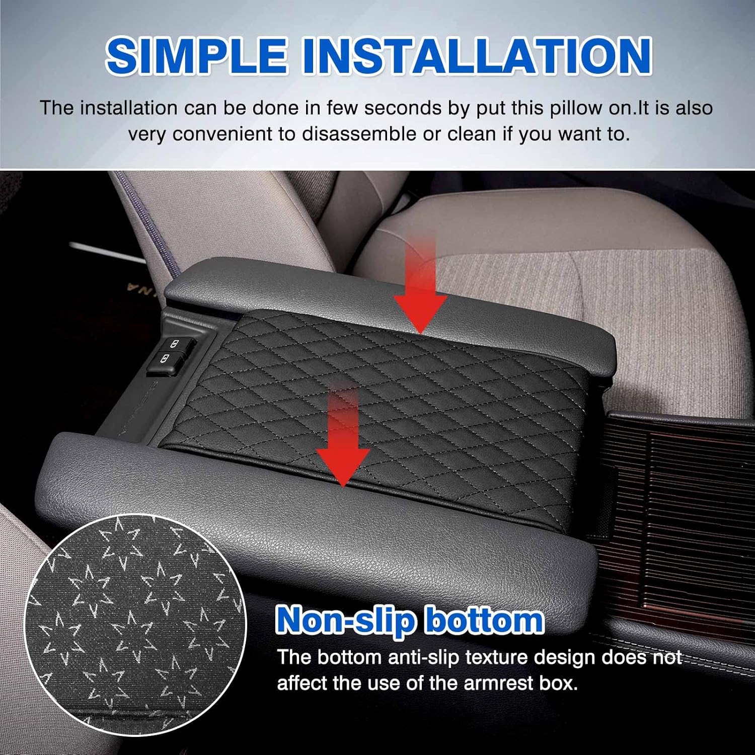Autorder Center Console Cover for Toyota Sienna 2021-2025 2026