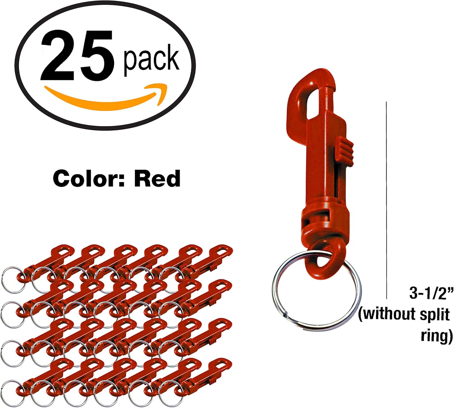 Lucky Line Plastic Key Clip for Backpacks and Belts