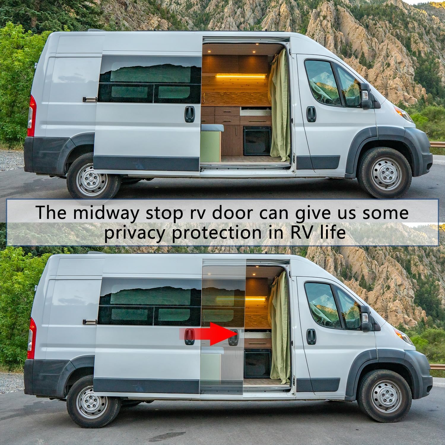 Aluminum Sliding Door Stopper for Van RV Replacement