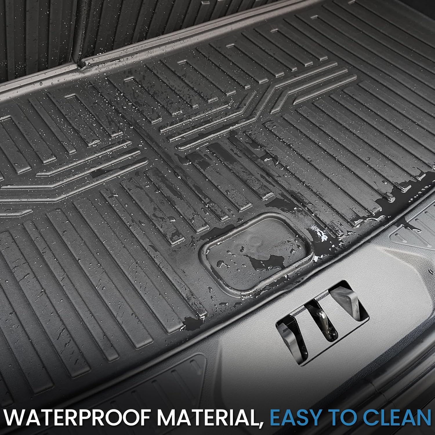 JOULARISE Ford Explorer Cargo Mat with Backrest 2020-2025