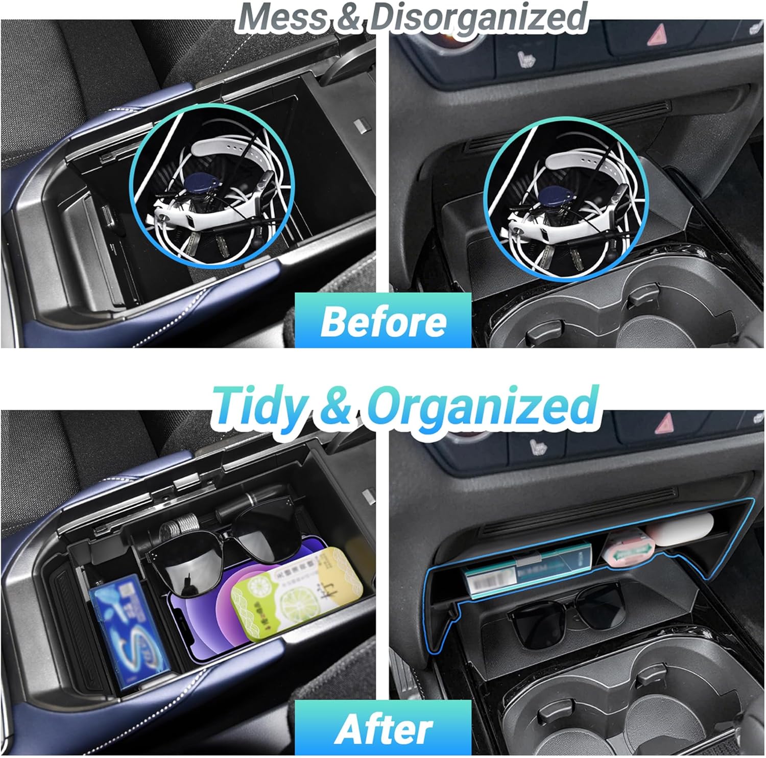 Center Console Organizer for 2020-2025 Mazda CX-30