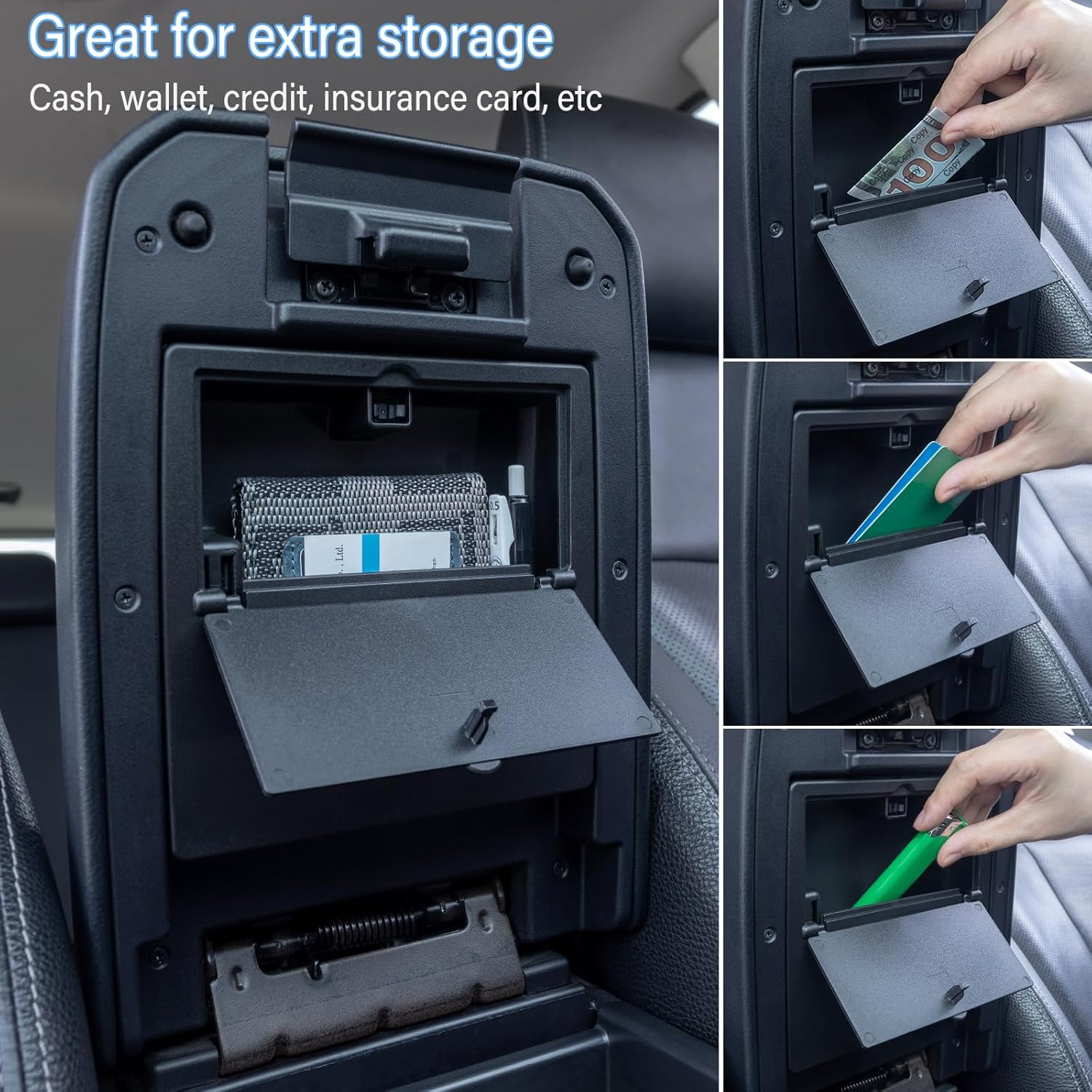 JKCOVER Hidden Box Organizer for Toyota Tacoma 2016-2023