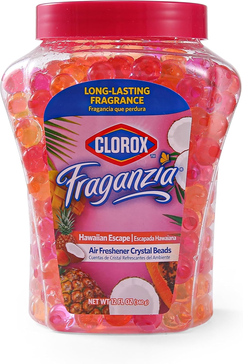 Clorox Fraganzia Crystal Beads Air Freshener Hawaiian Escape 12 Oz