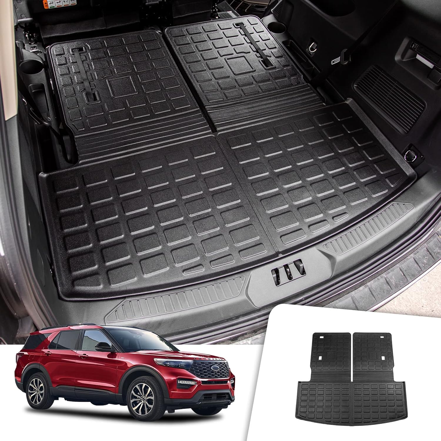 Rongtaod Cargo Mat for Ford Explorer 6-7 2020-2025